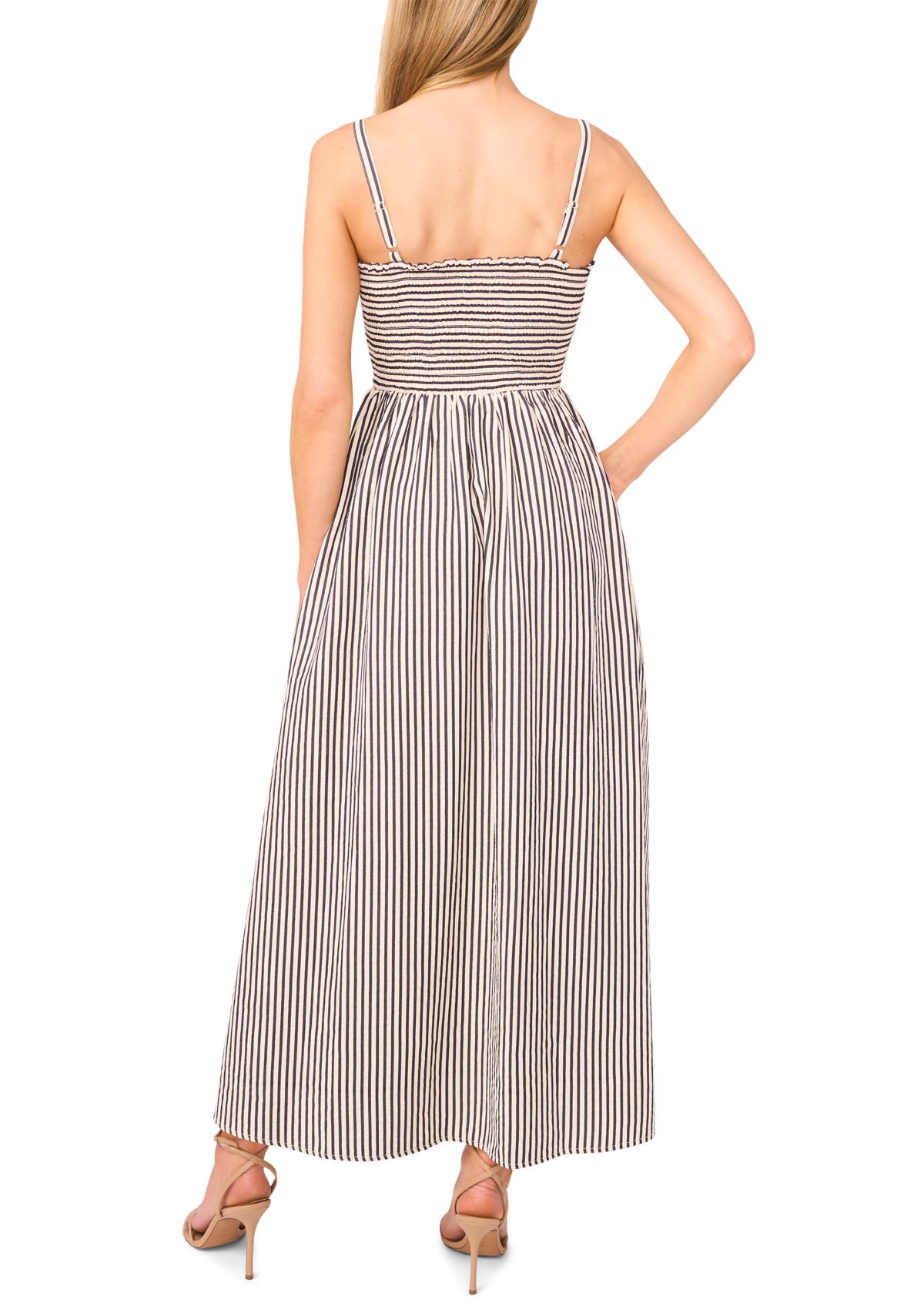 Womens Strap Midi Dress