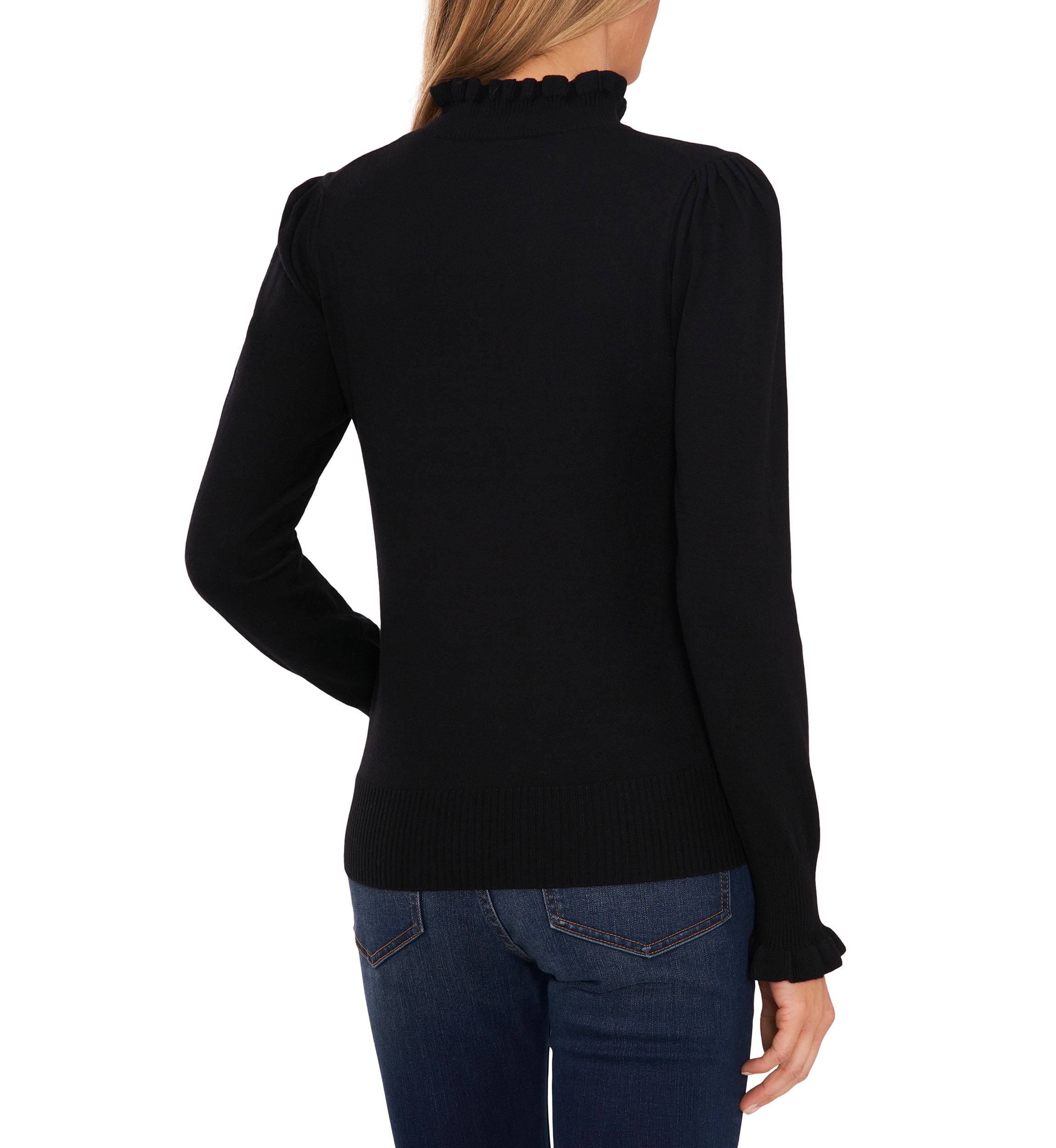 Womens Ruffle Sweater