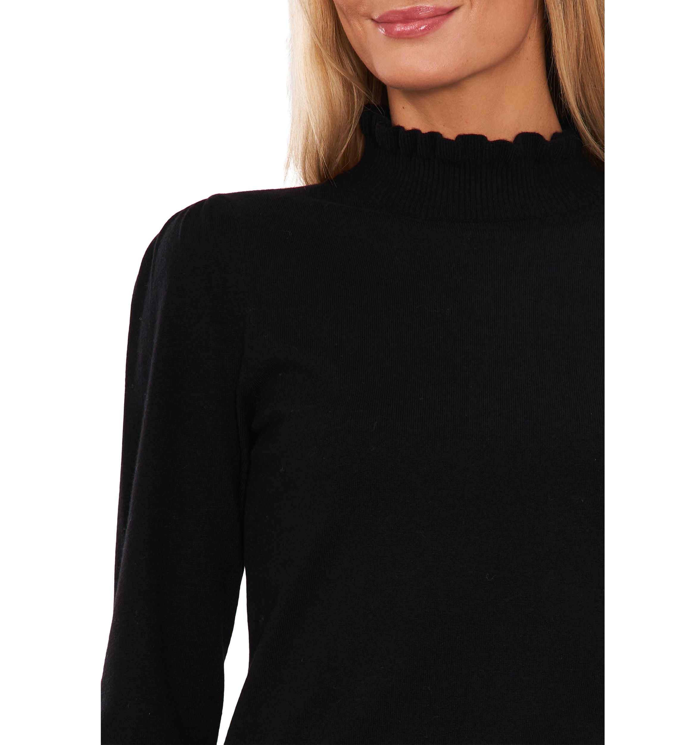 Womens Ruffle Sweater