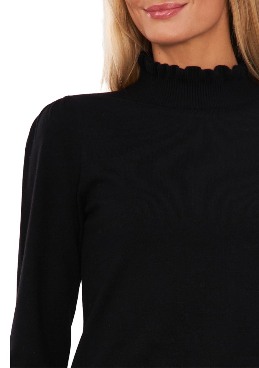 Womens Ruffle Sweater