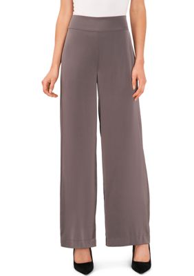 CeCe Women's Wide Leg Side Zip Pants | Belk