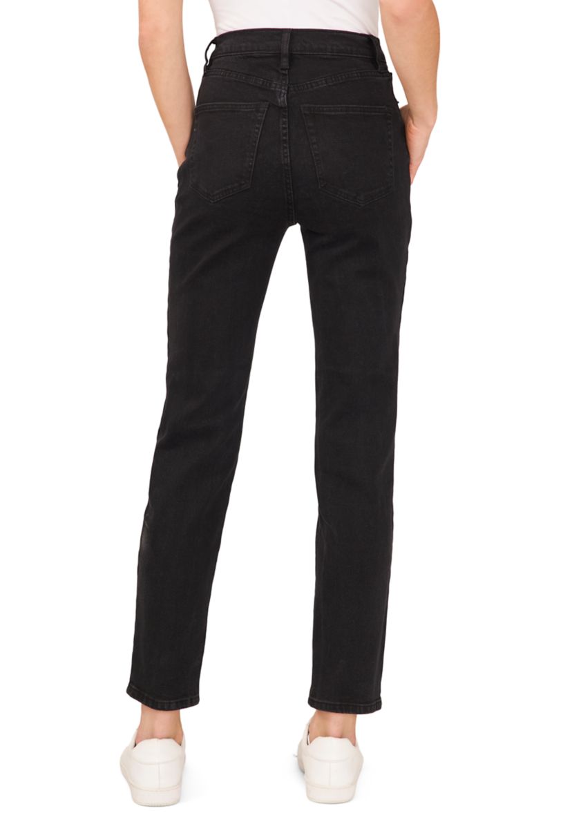 Womens Coated Denim Flare Jeans