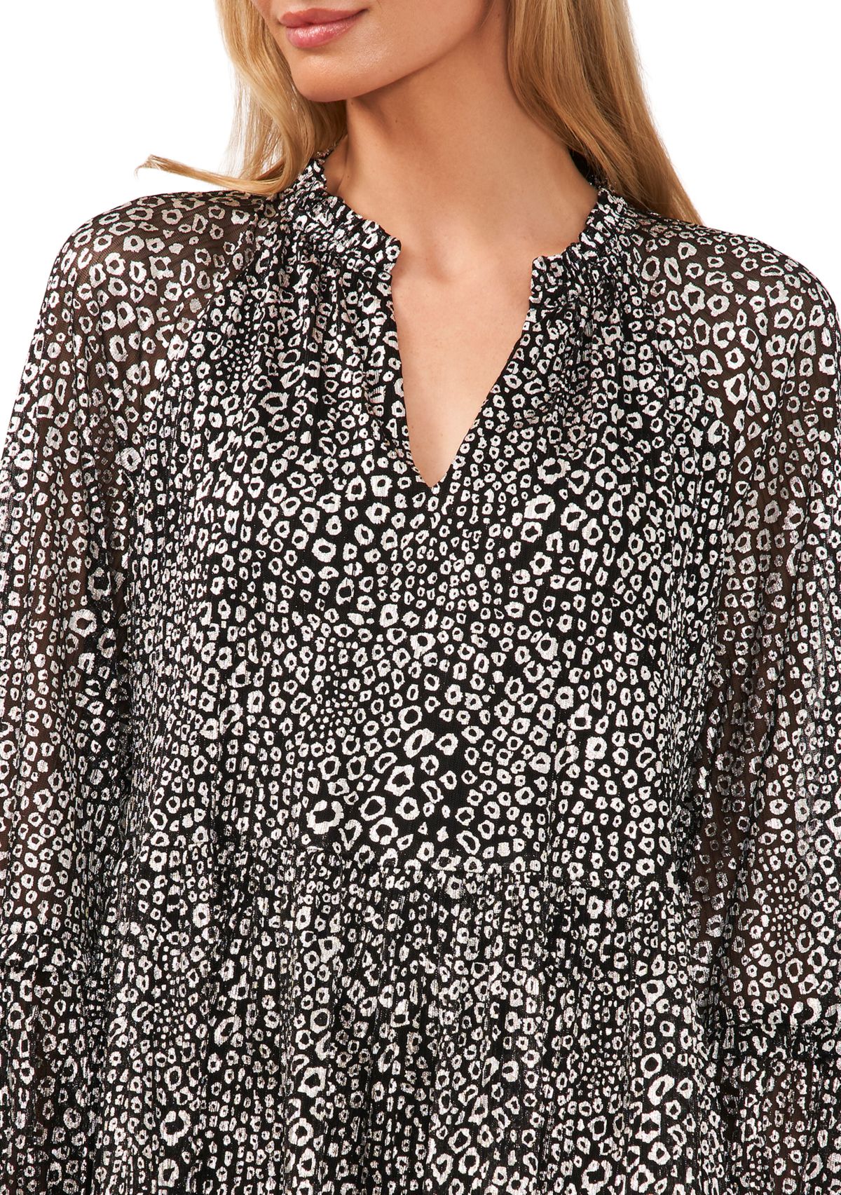 Womens Long Sleeve Babydoll Dress