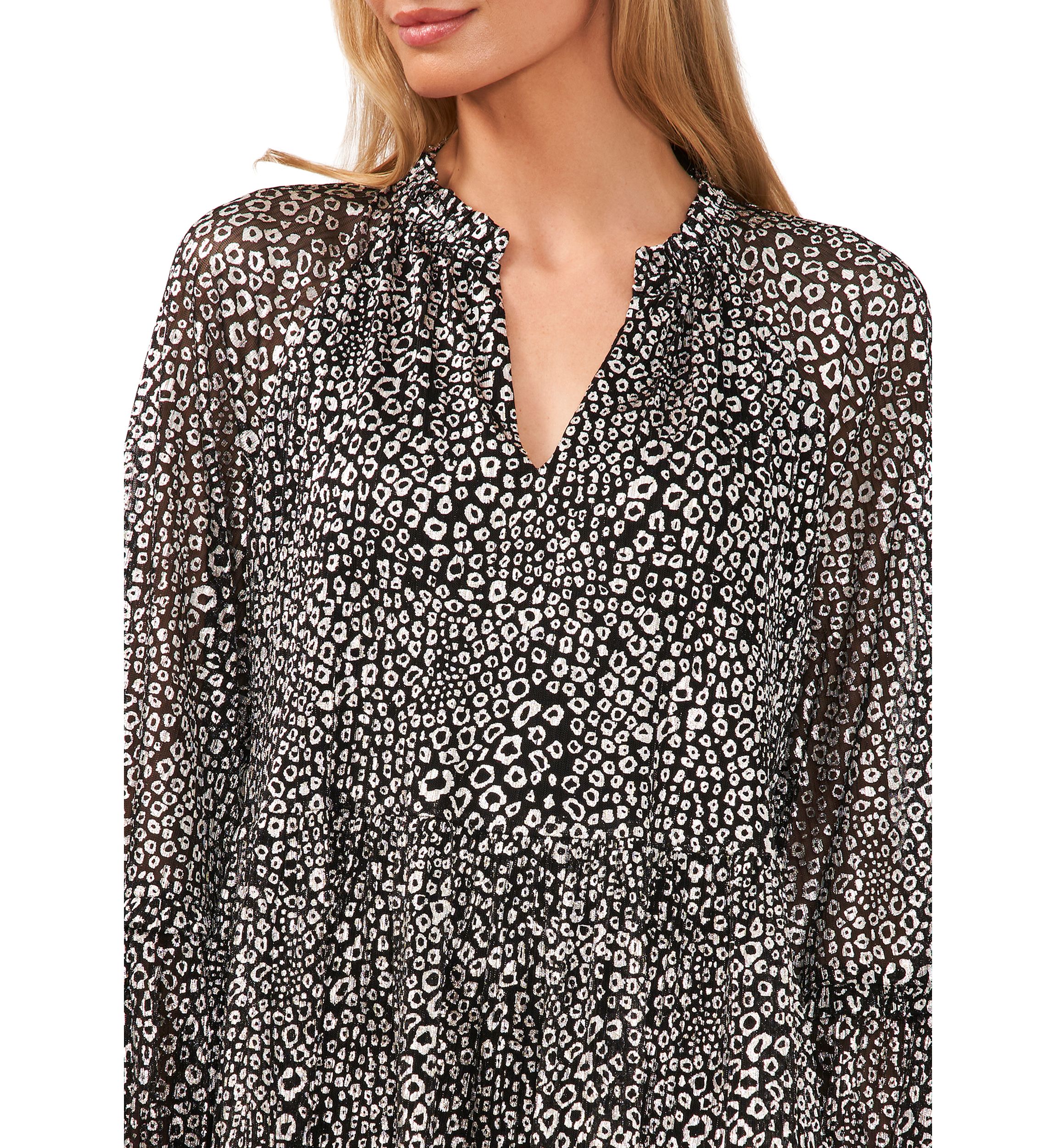 Womens Long Sleeve Babydoll Dress