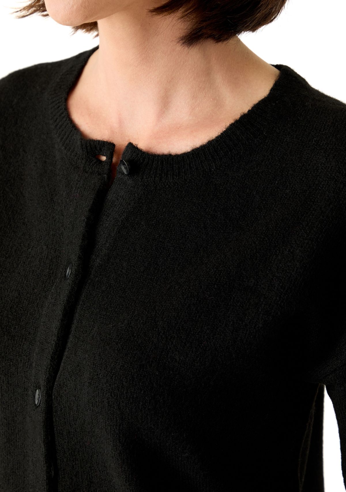 Womens Short Sleeve Front Button Cardigan