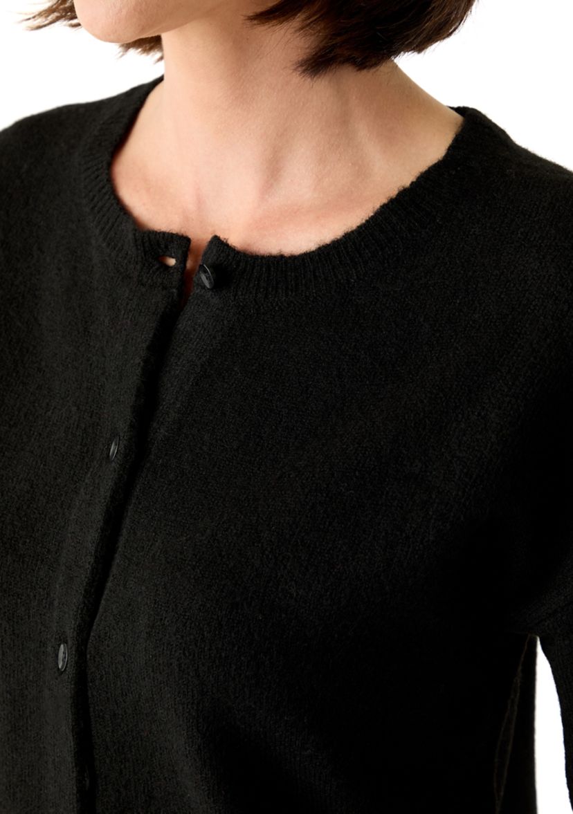 Womens Short Sleeve Front Button Cardigan