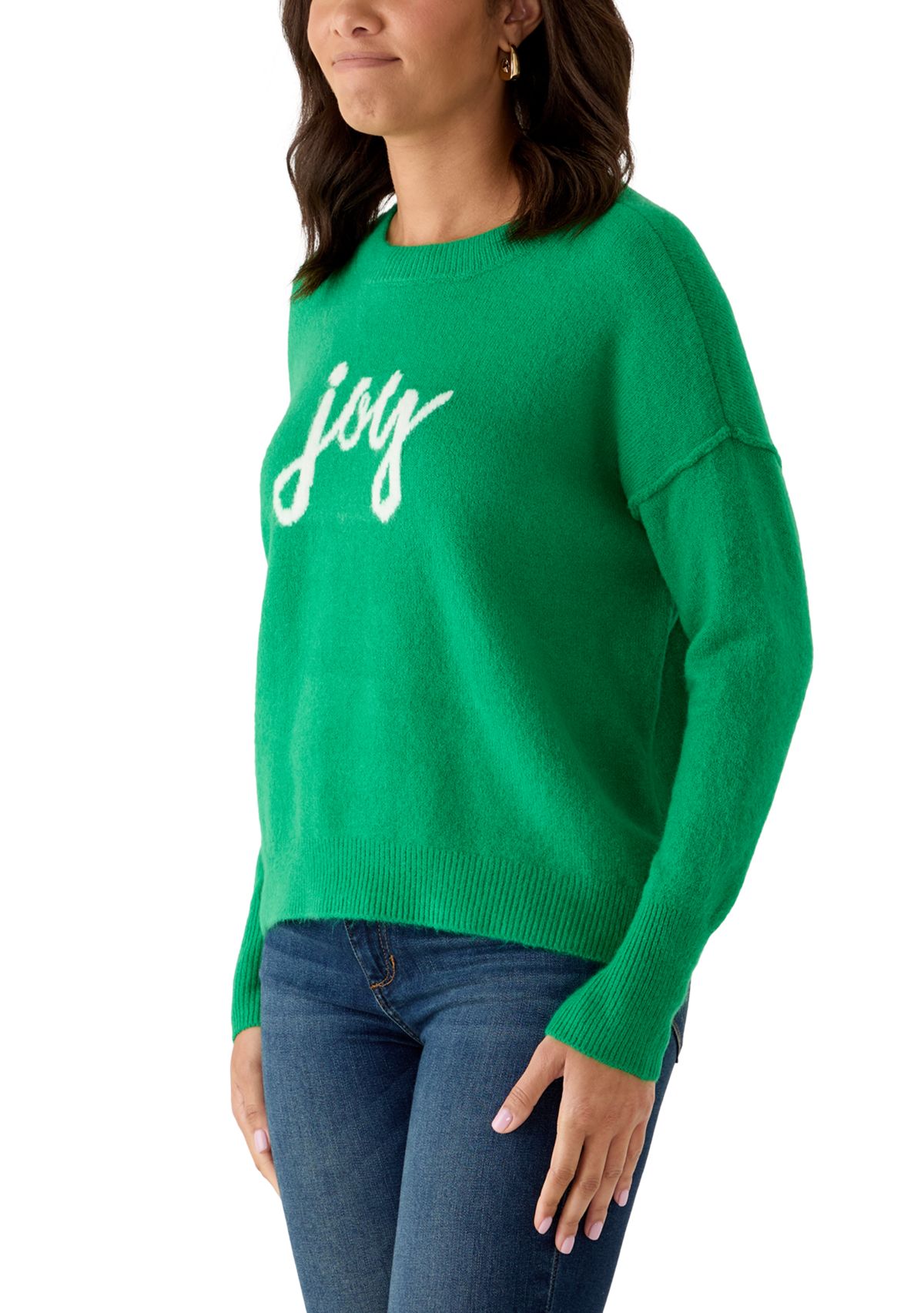 Womens Crew Neck Joy Sweater