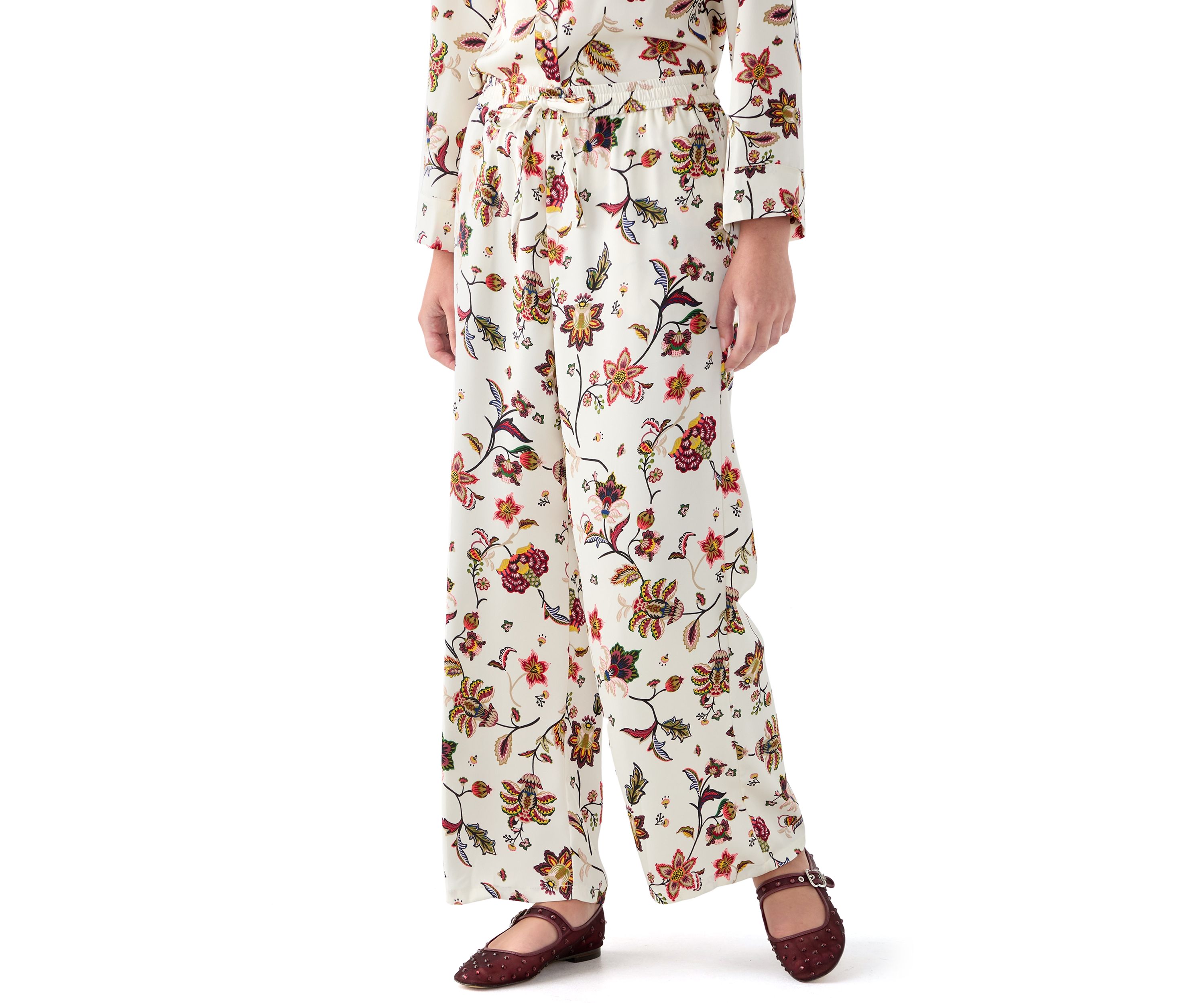 Womens Floral Pants