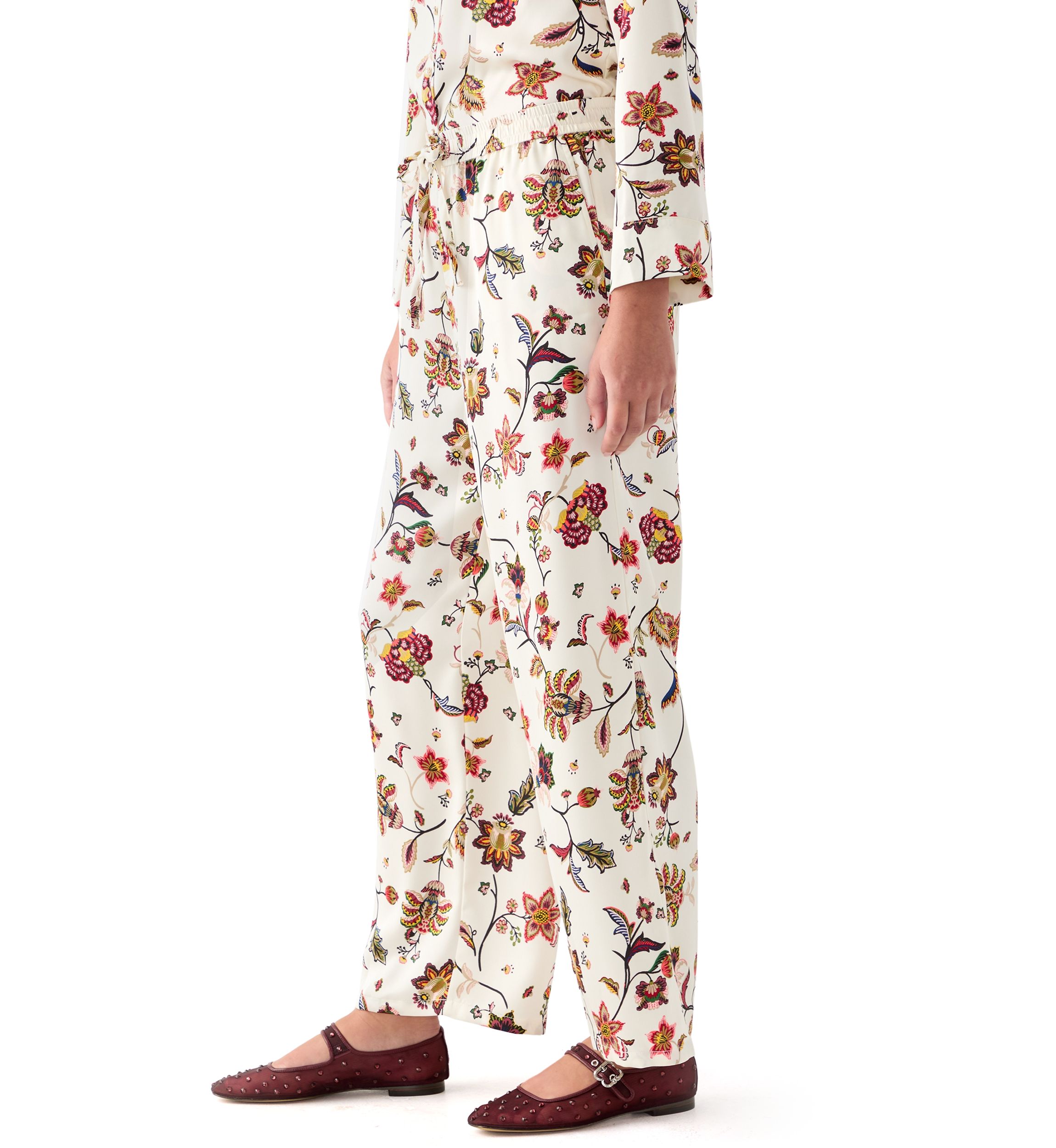 Womens Floral Pants