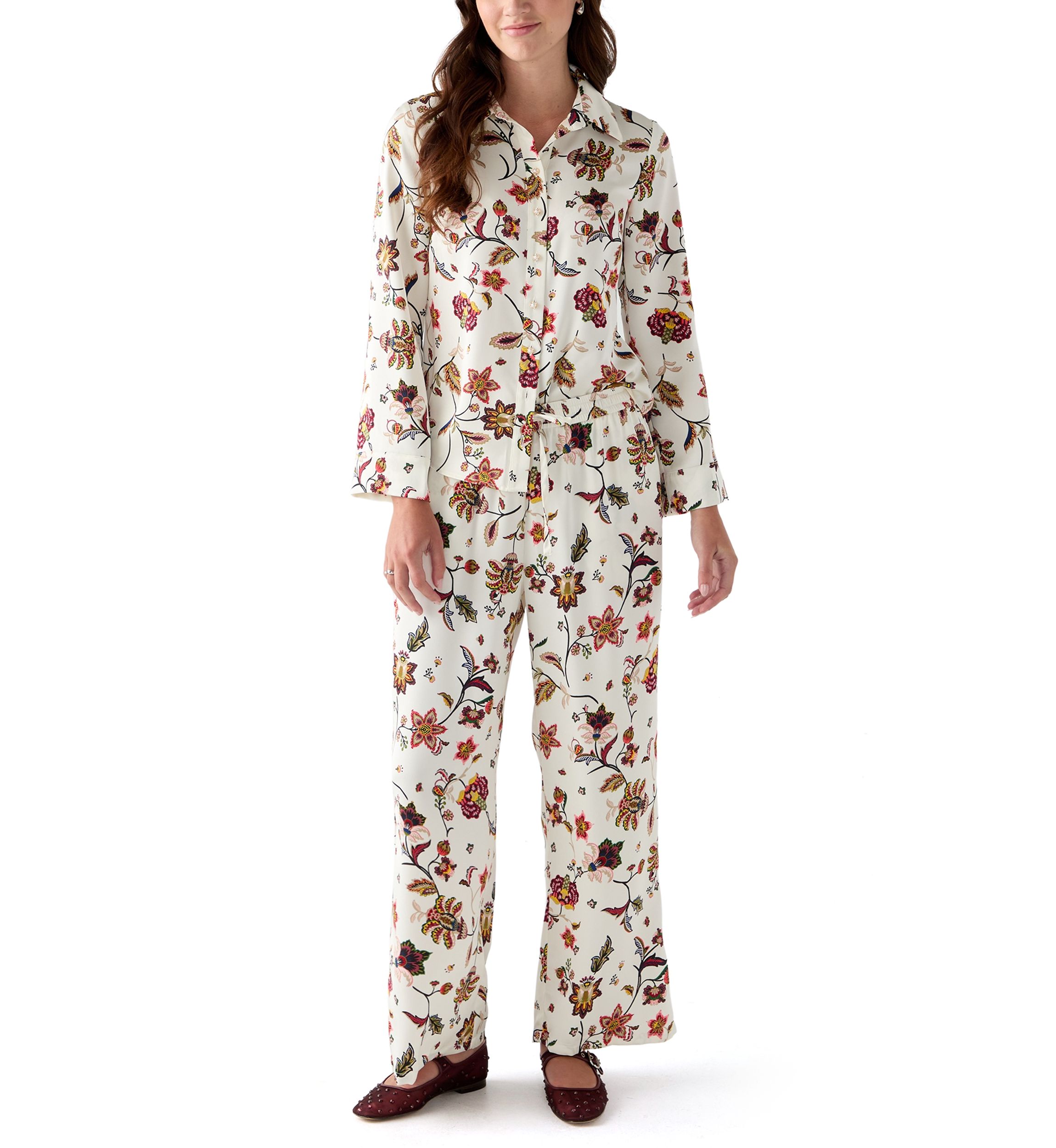 Womens Floral Pants