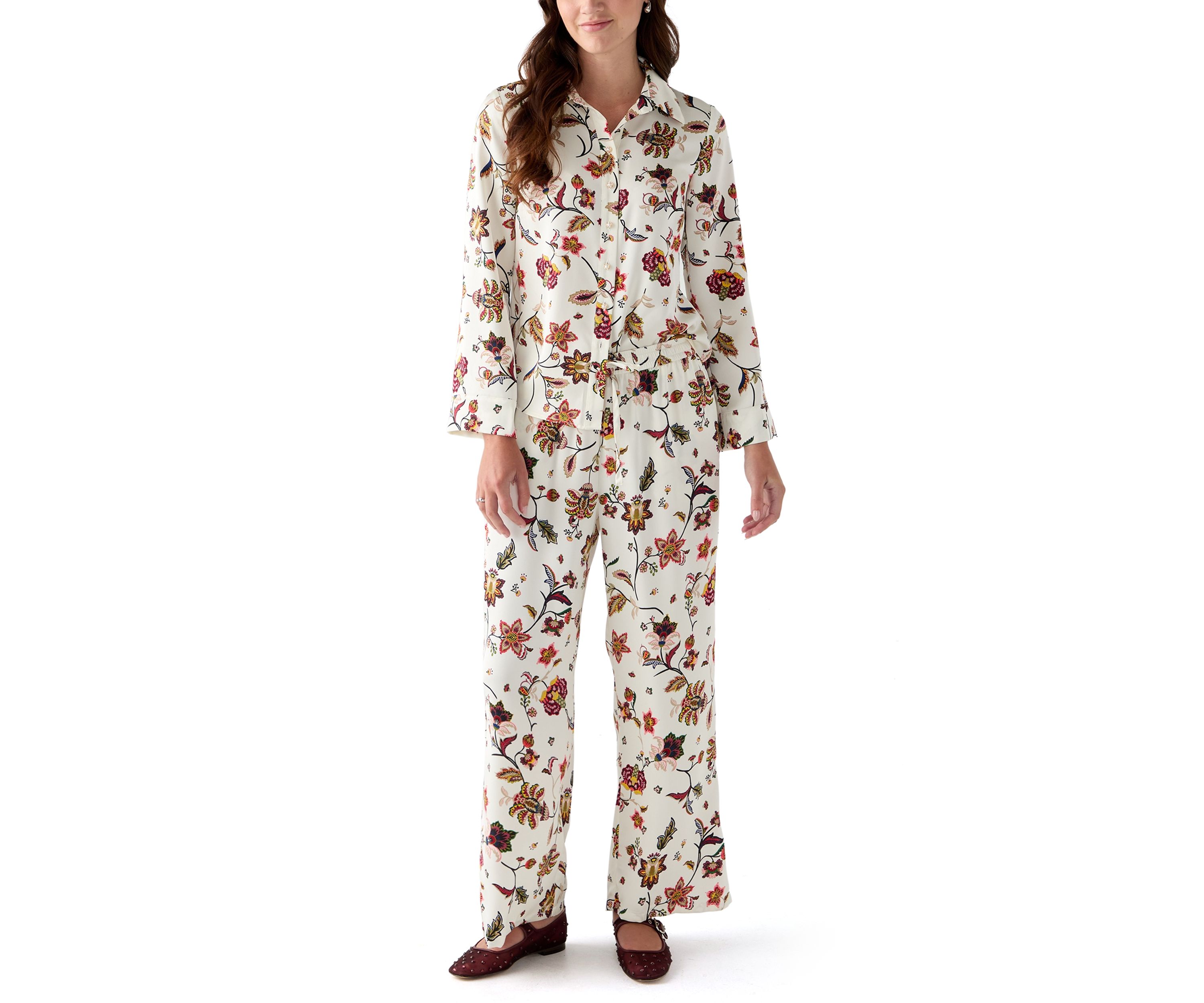 Womens Floral Pants