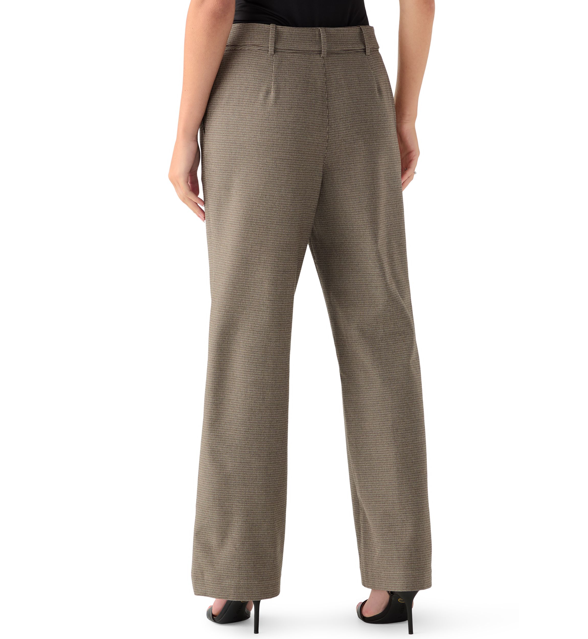 Womens Wide Leg Menswear Pants