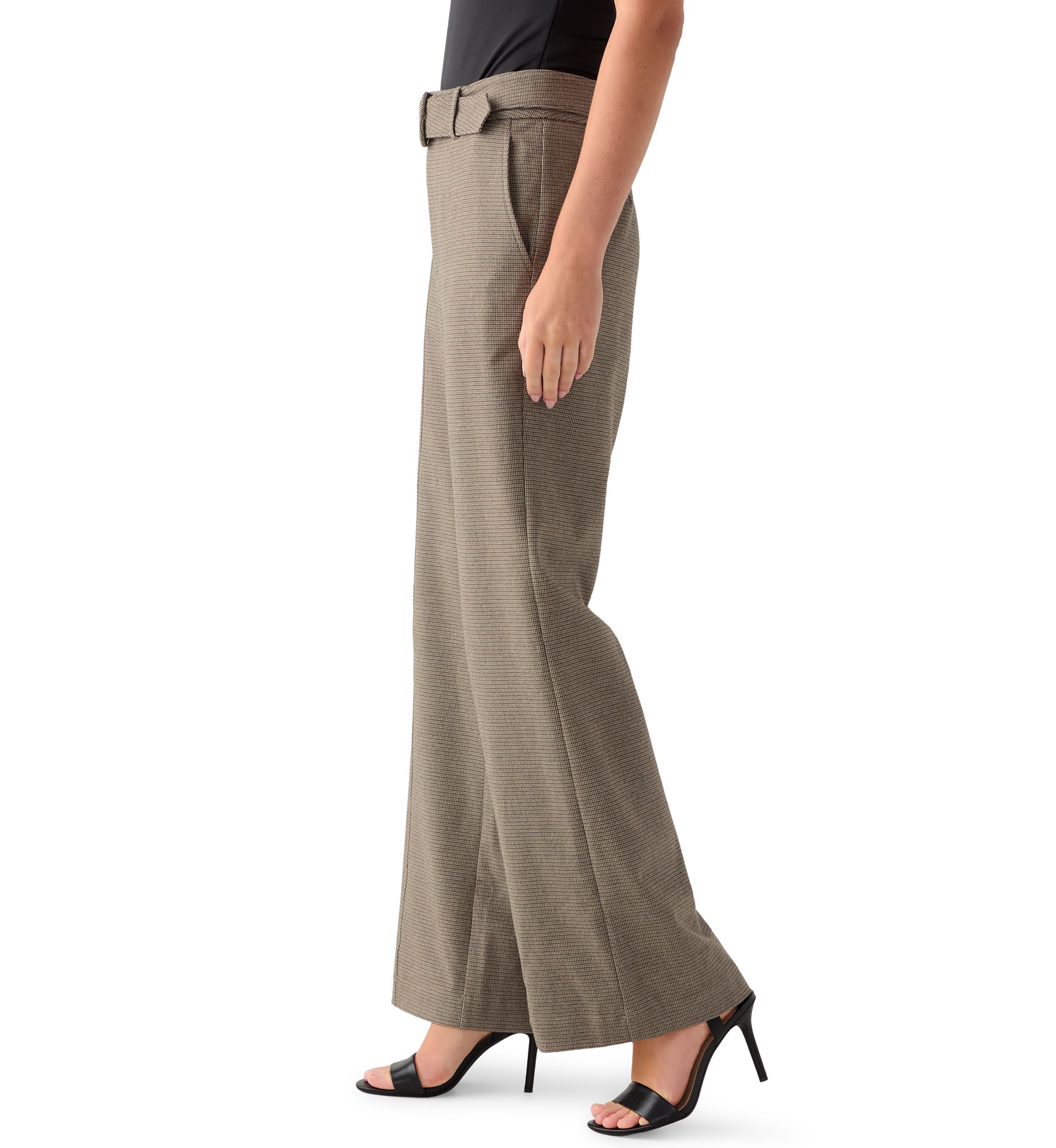 Womens Wide Leg Menswear Pants
