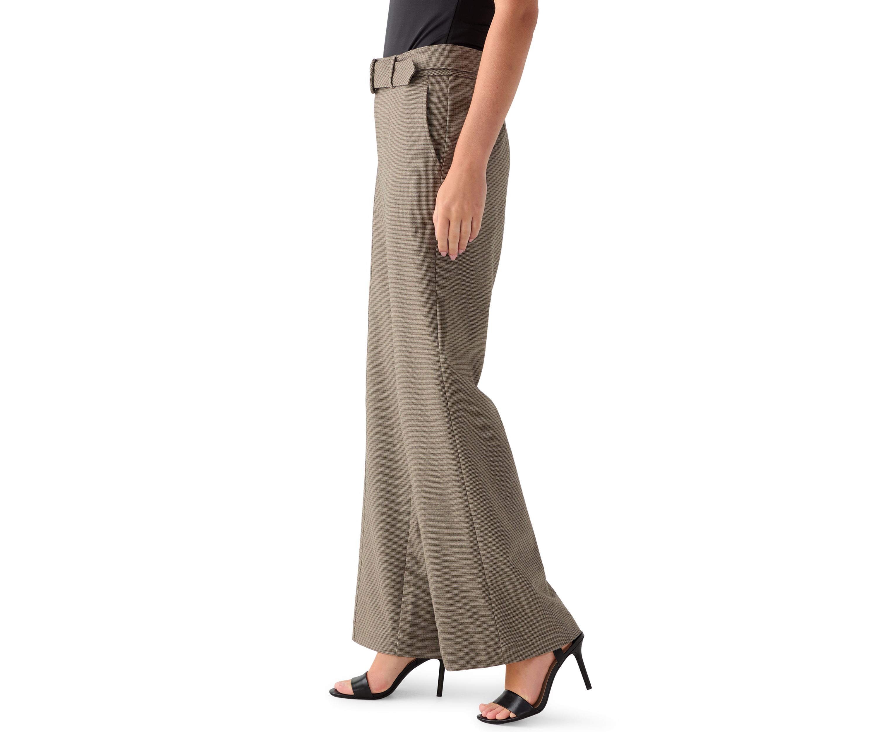 Womens Wide Leg Menswear Pants