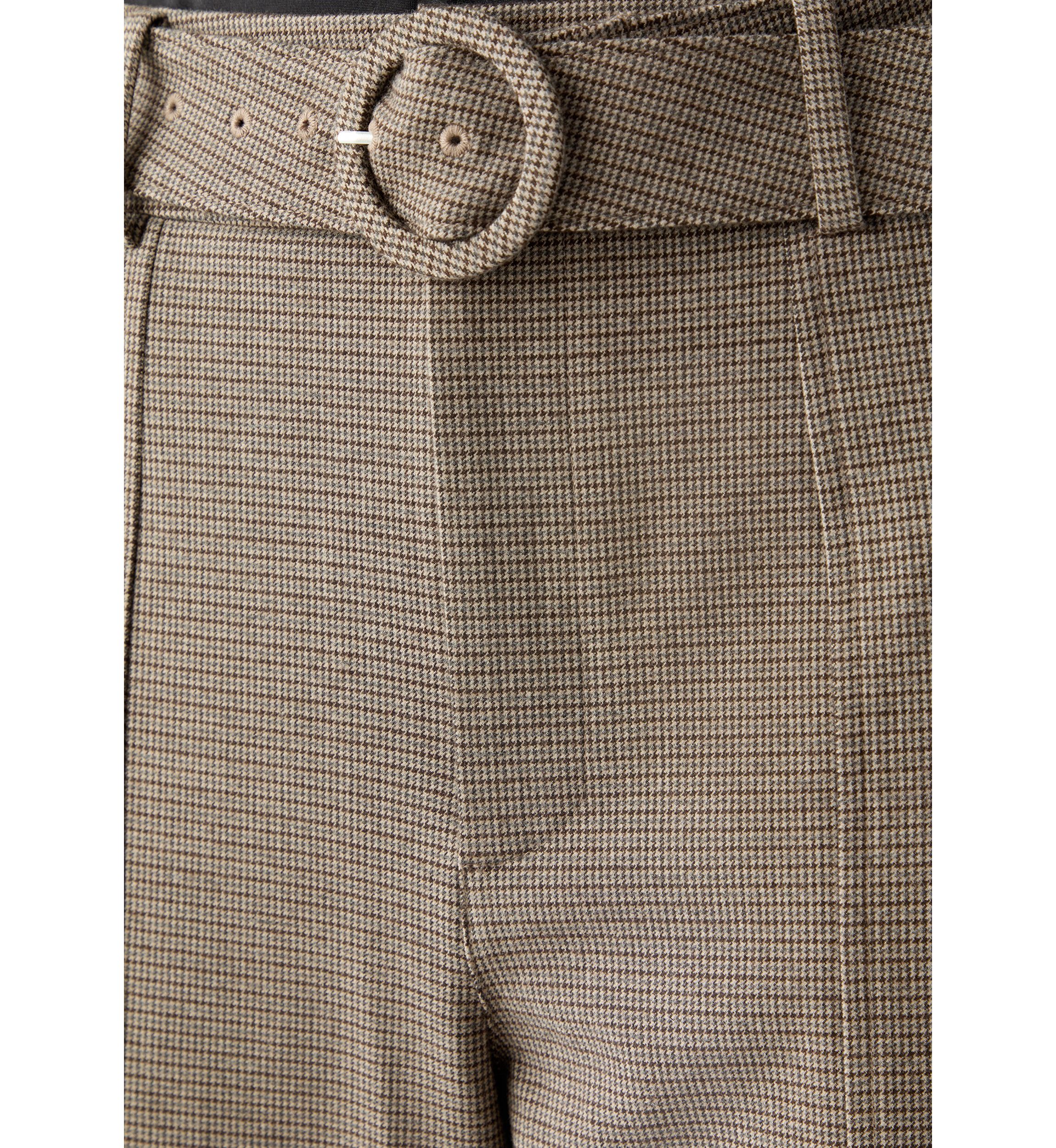 Womens Wide Leg Menswear Pants