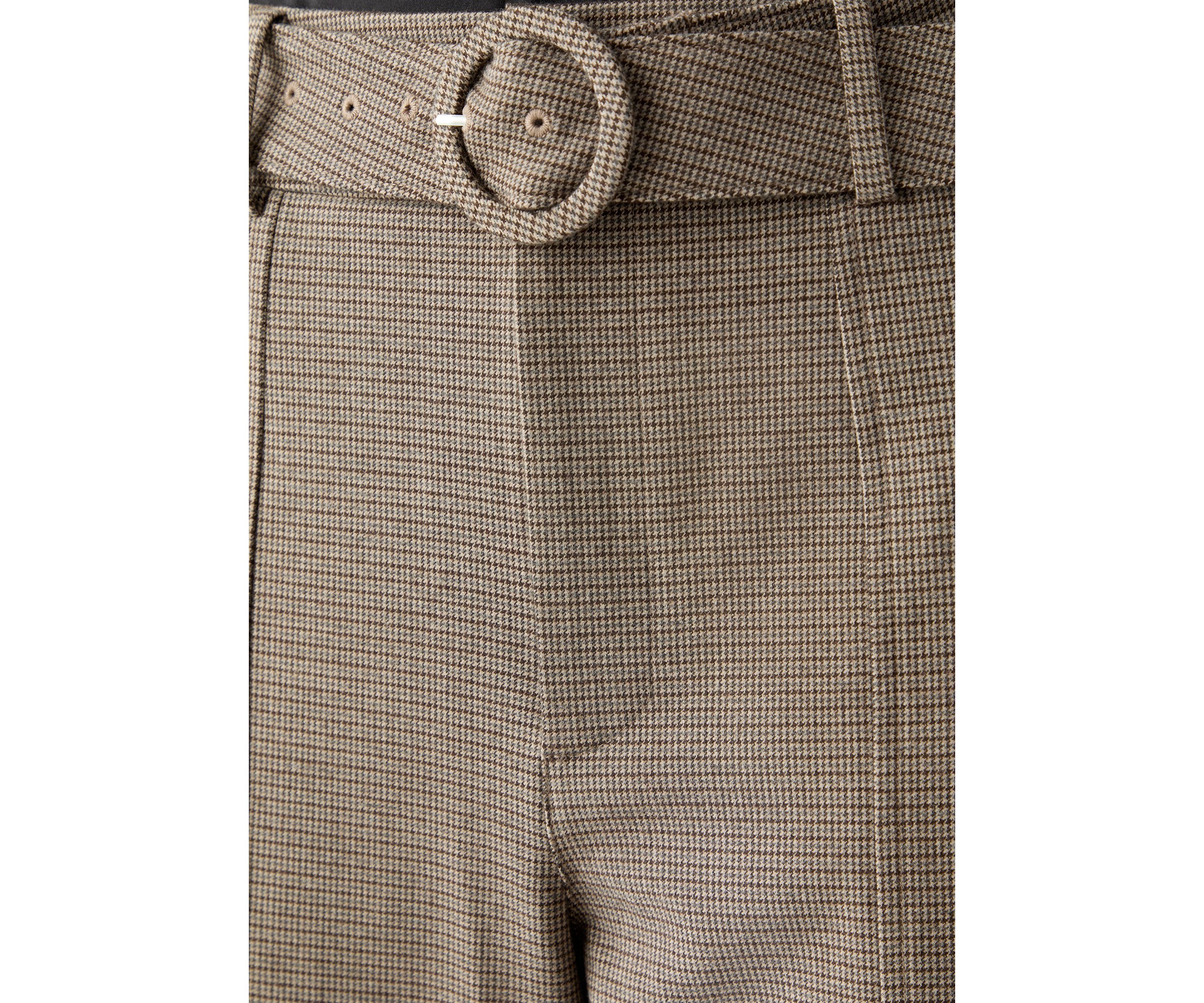 Womens Wide Leg Menswear Pants