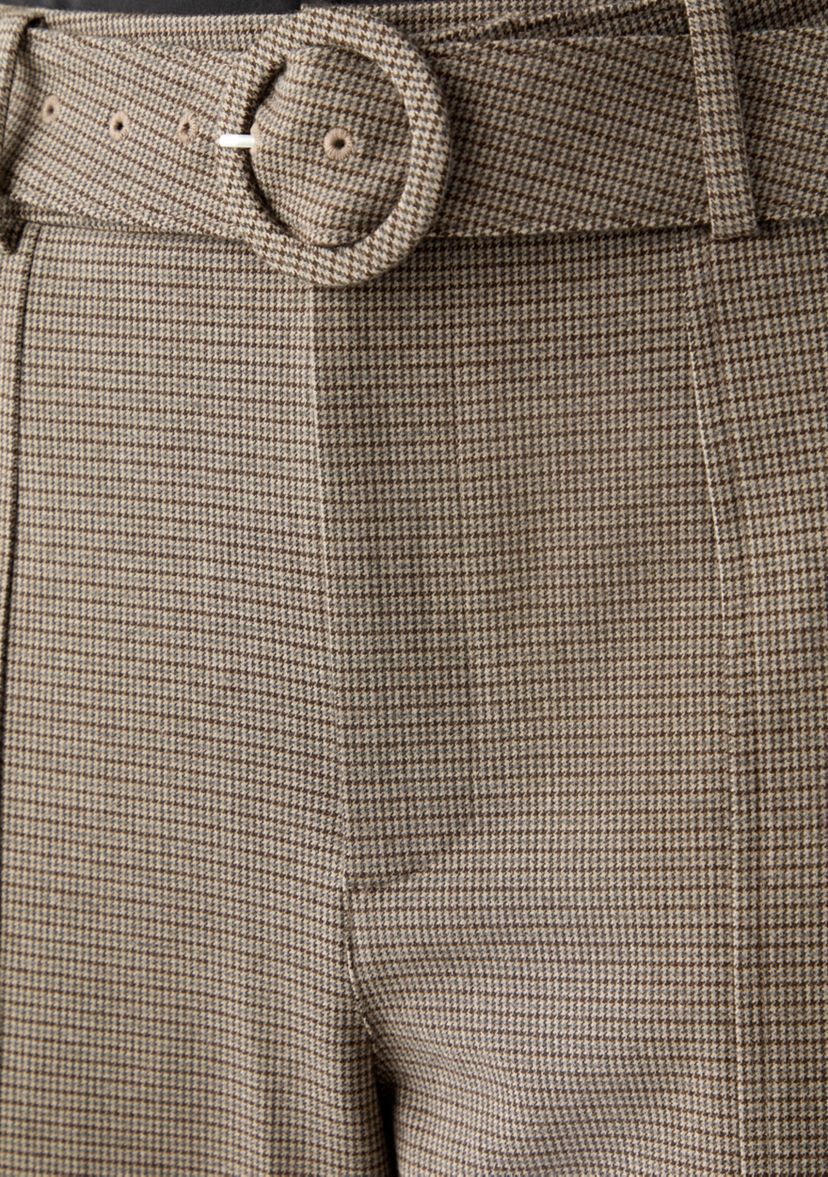 Womens Wide Leg Menswear Pants