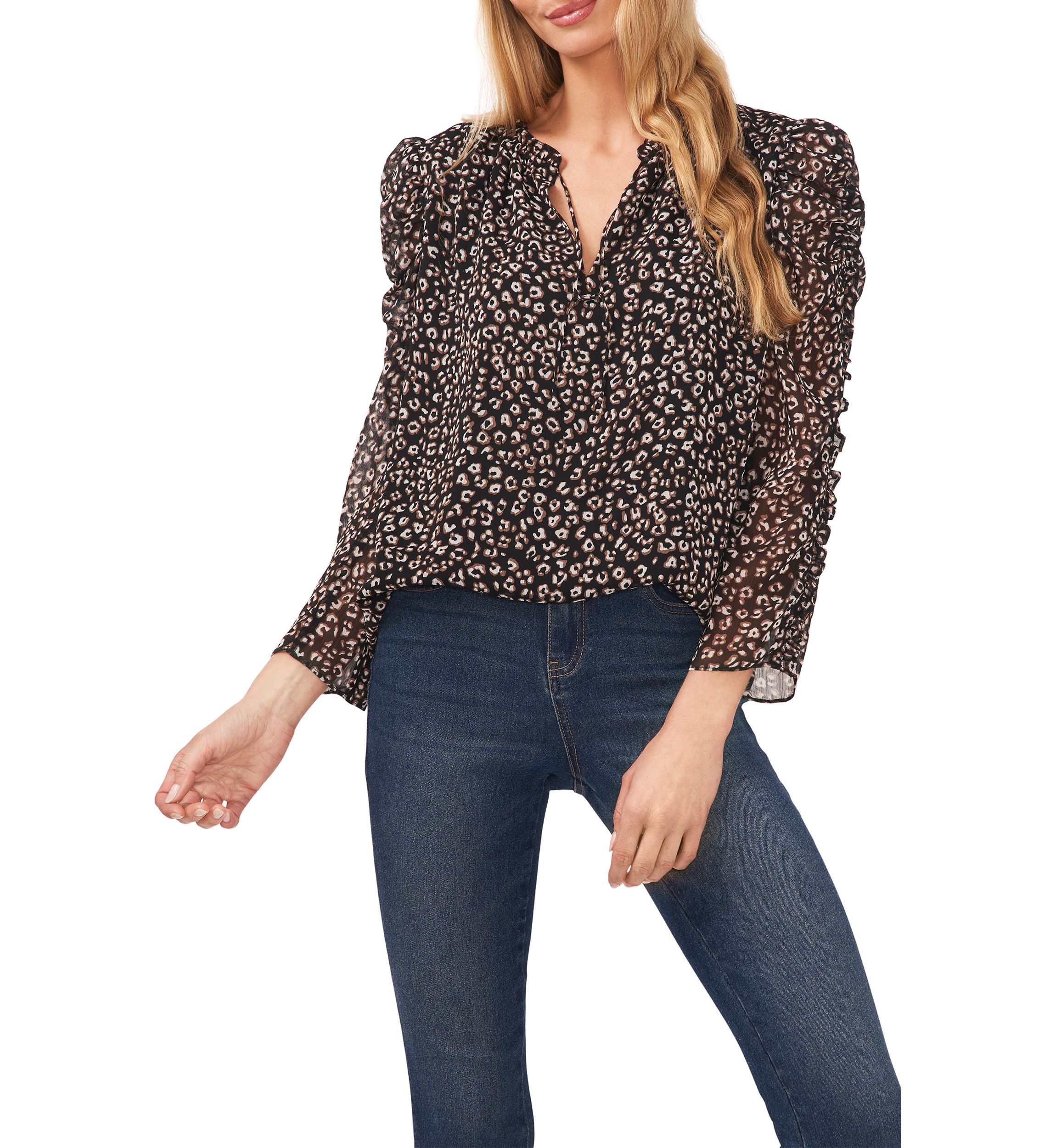 Womens Animal Printed Blouse