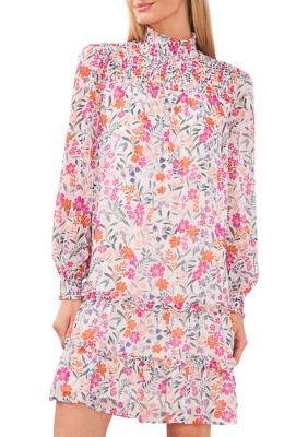 Women's Printed Ruffled Yoryu Dress