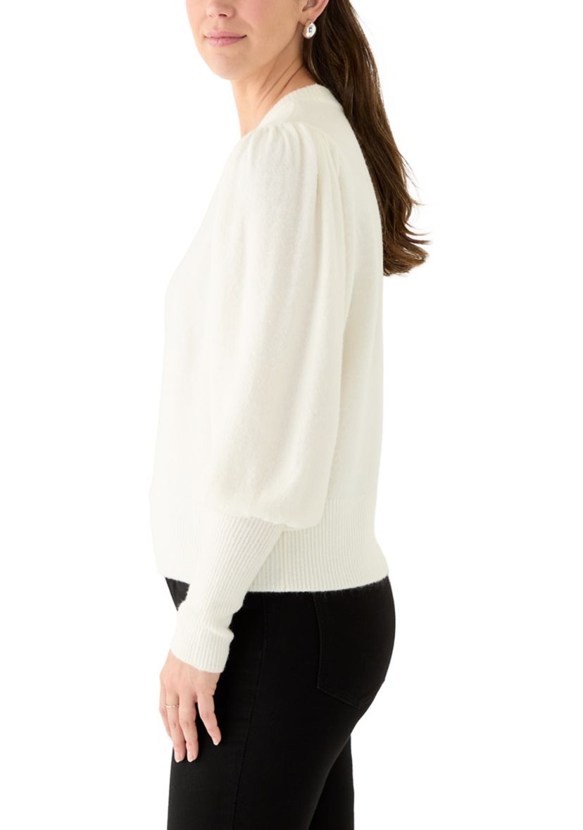 Womens Crew Neck Bow Sweater
