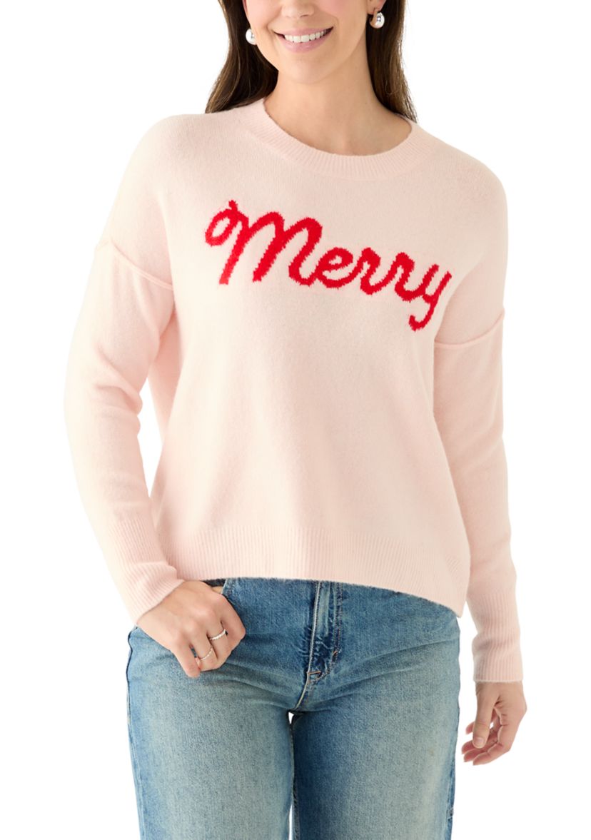 Womens Crew Neck Merry Sweater