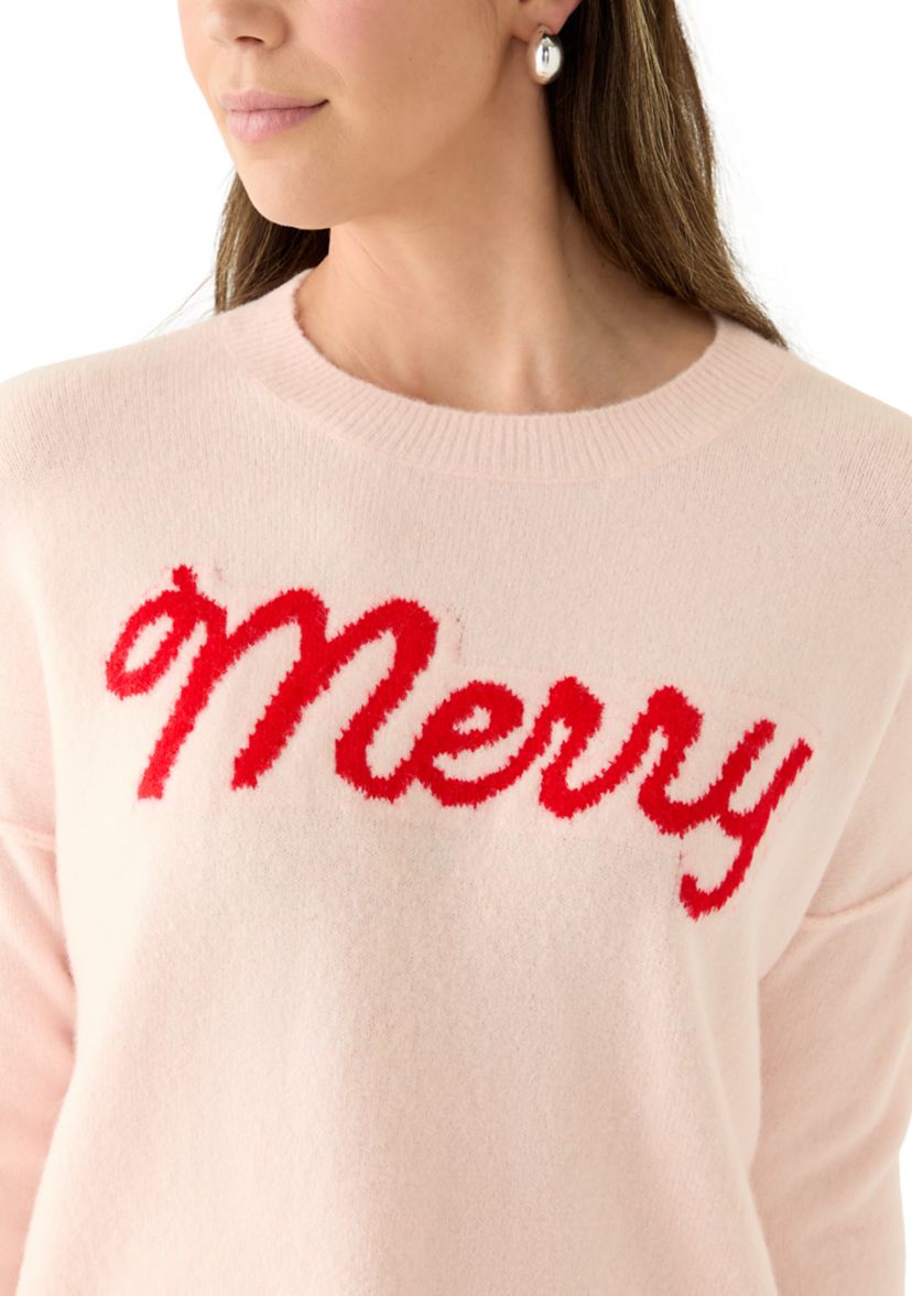 Womens Crew Neck Merry Sweater