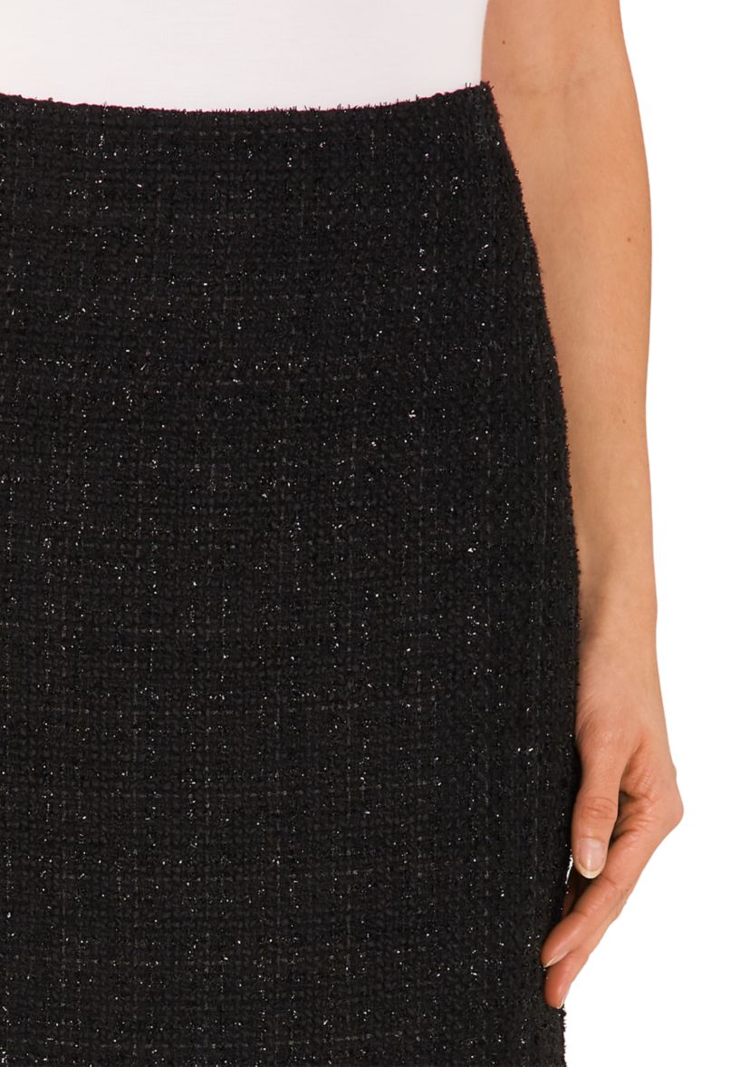 Womens A-Line Tweed Skirt