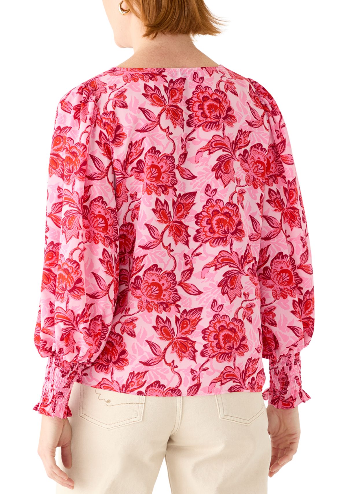 Womens Floral Print Blouse