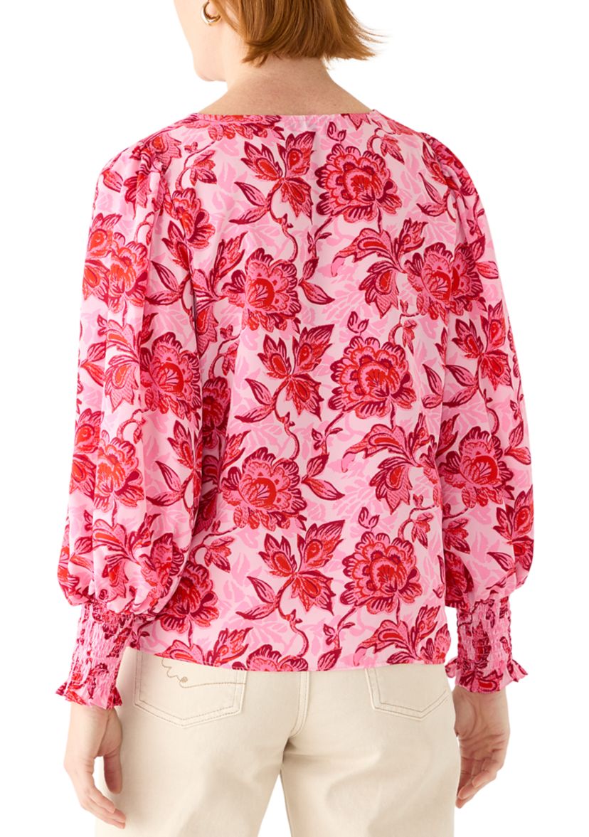 Womens Floral Print Blouse