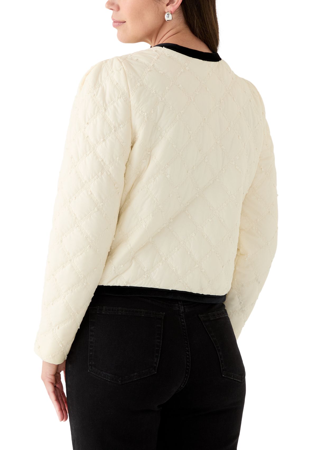 Womens Long Sleeve Quilted Jacket