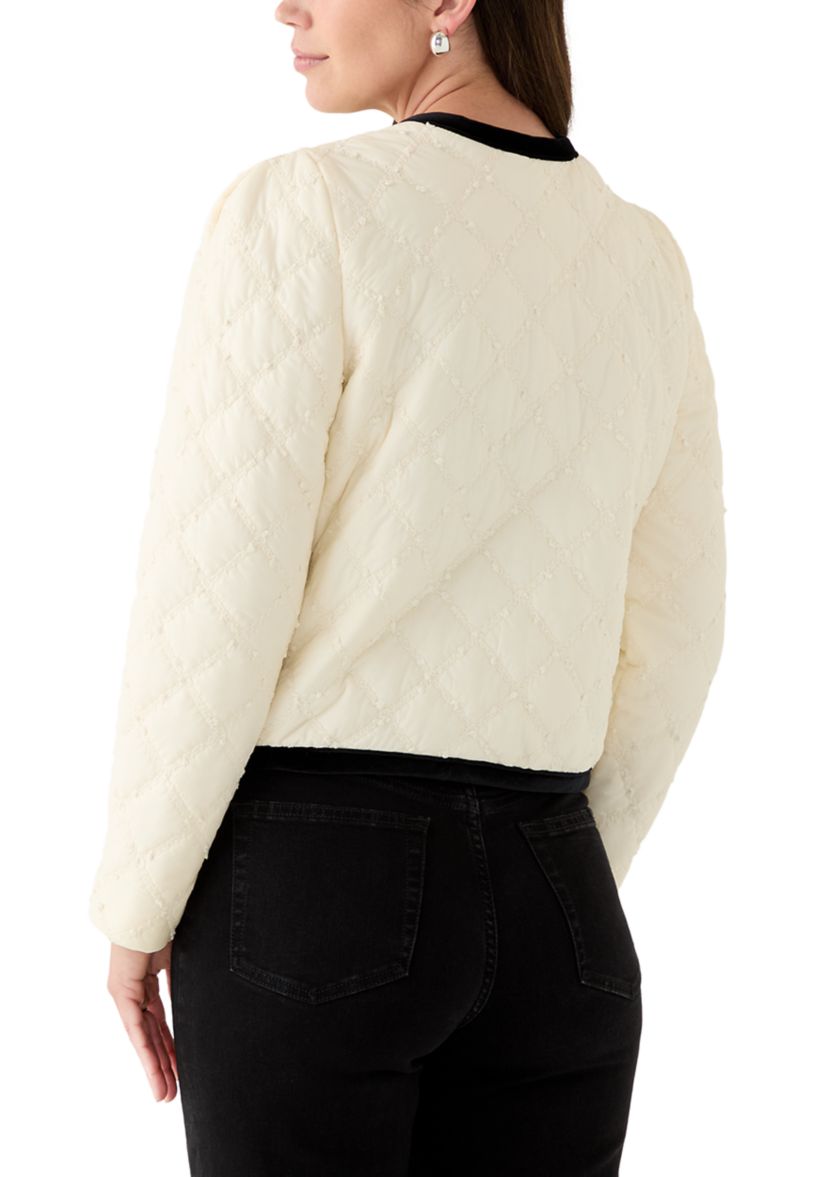 Womens Long Sleeve Quilted Jacket