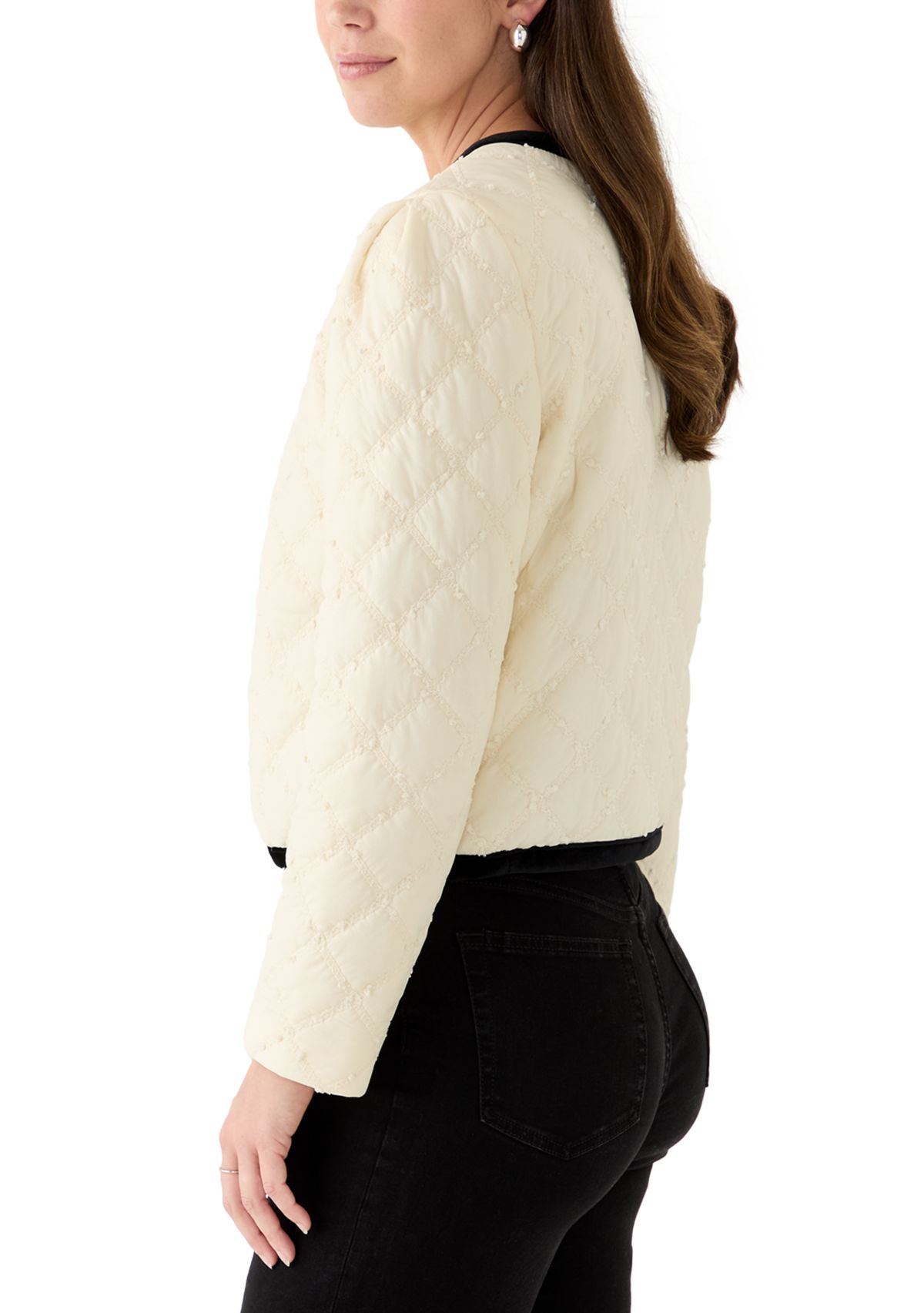 Womens Long Sleeve Quilted Jacket