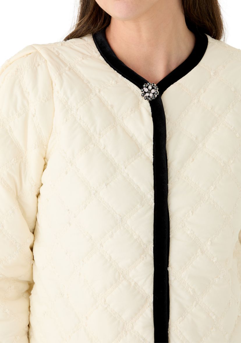 Womens Long Sleeve Quilted Jacket