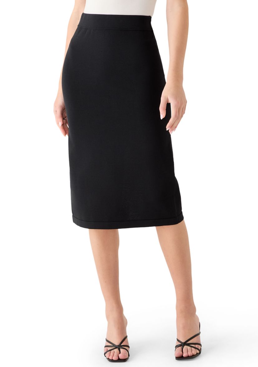 Womens Column Sweater Skirt