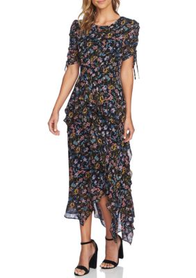 CeCe Tiered Ruffle Maxi Dress | belk