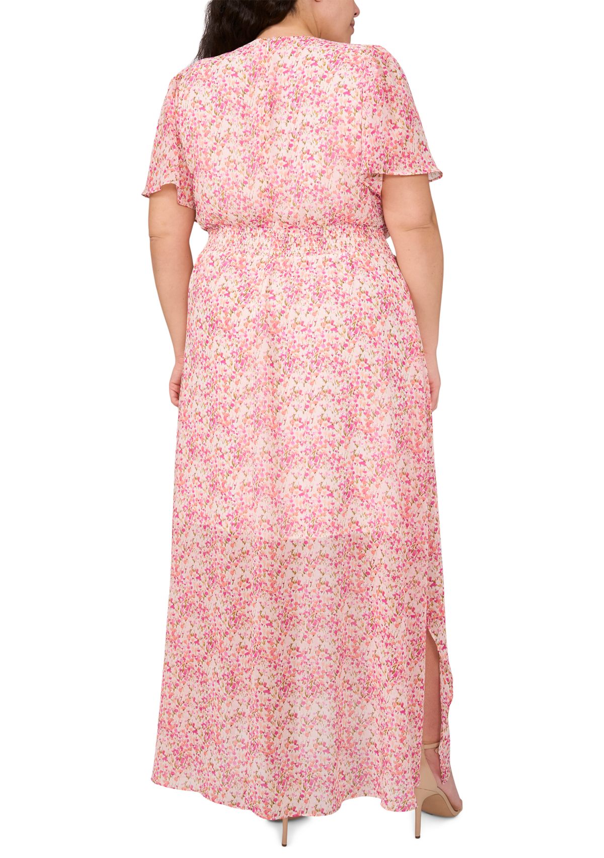 Plus Size Printed Maxi Dress