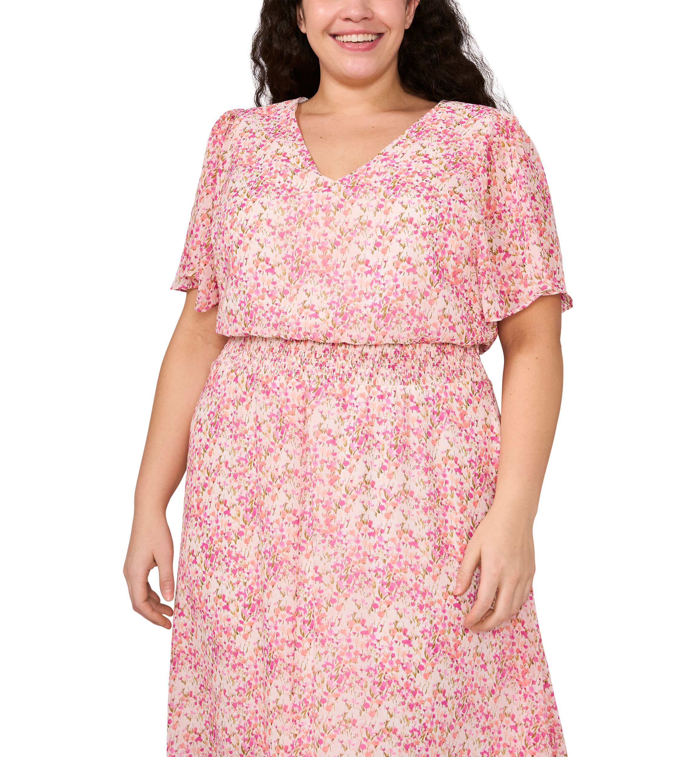 Plus Size Printed Maxi Dress
