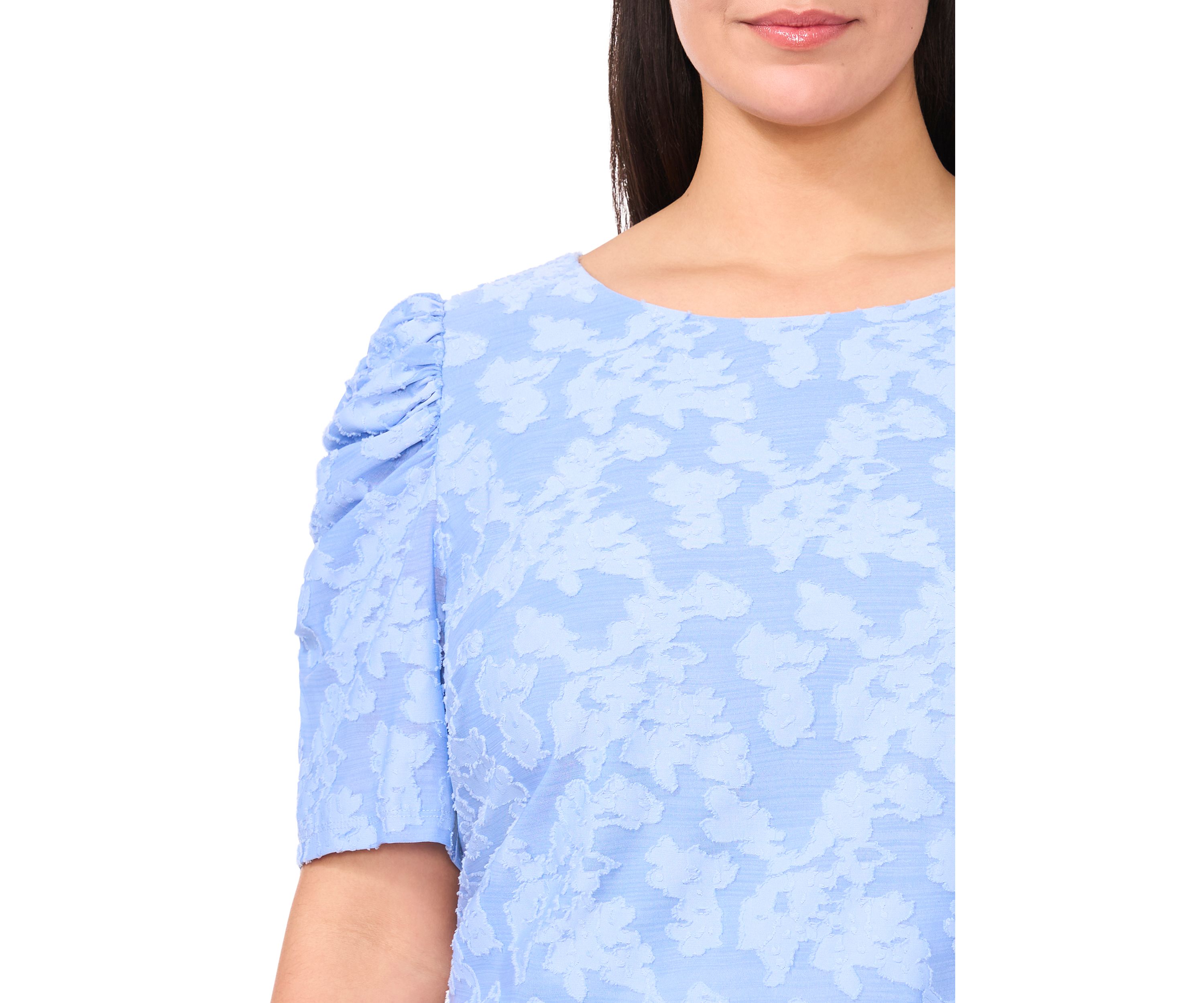 Plus Size Ruched Sleeve Top
