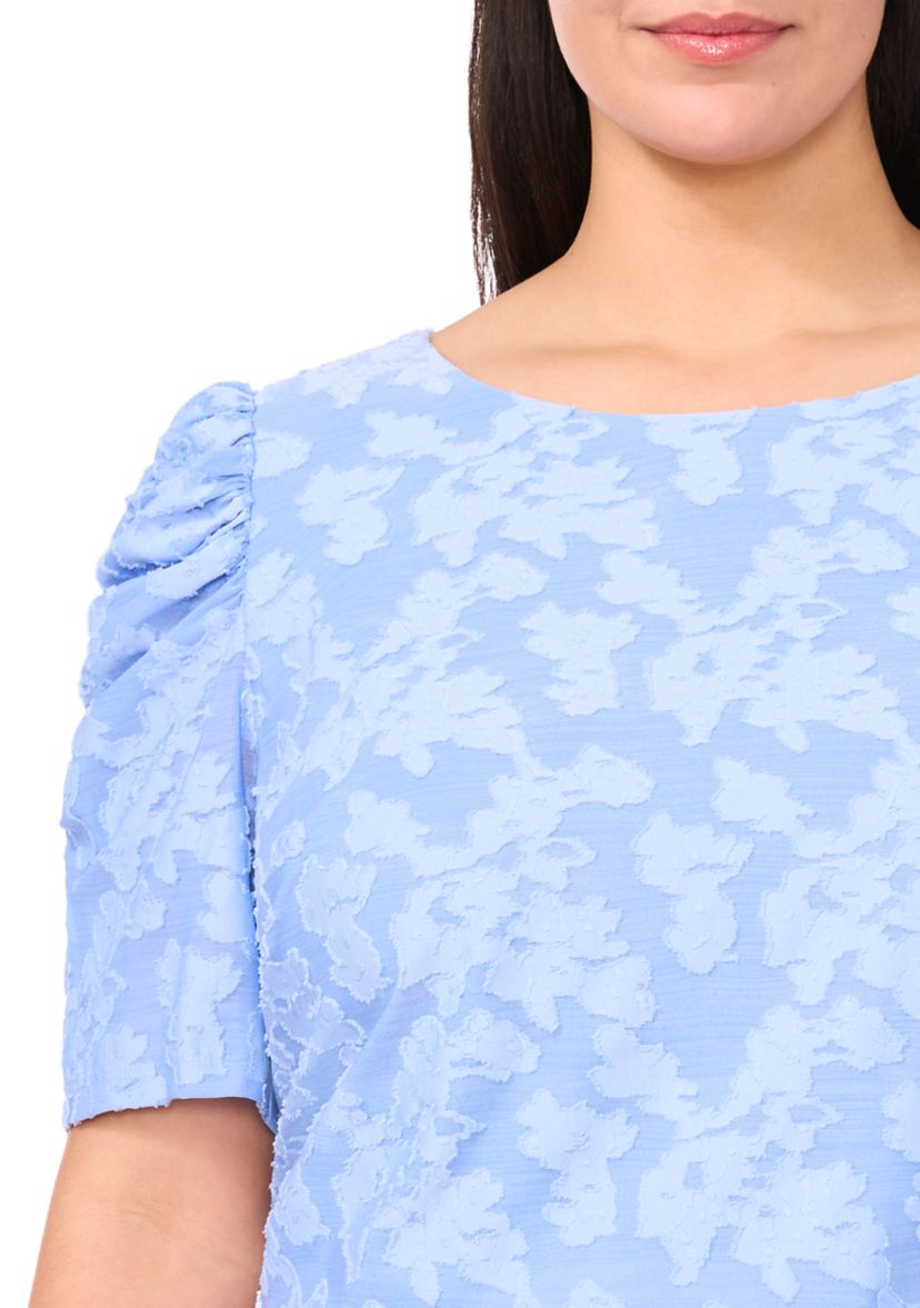 Plus Size Ruched Sleeve Top