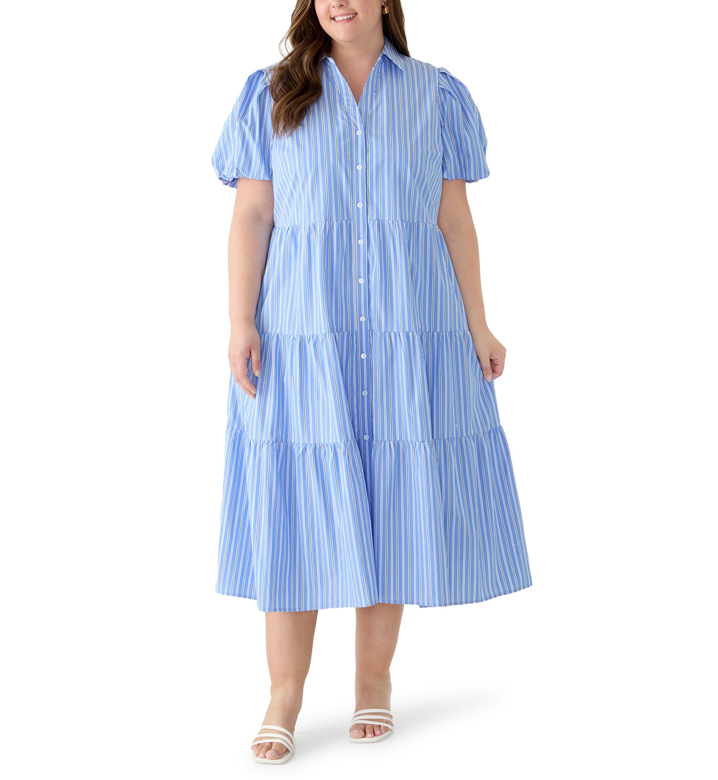 capri blue dress Kymber Capri Blue Midi Dress – MST Goods