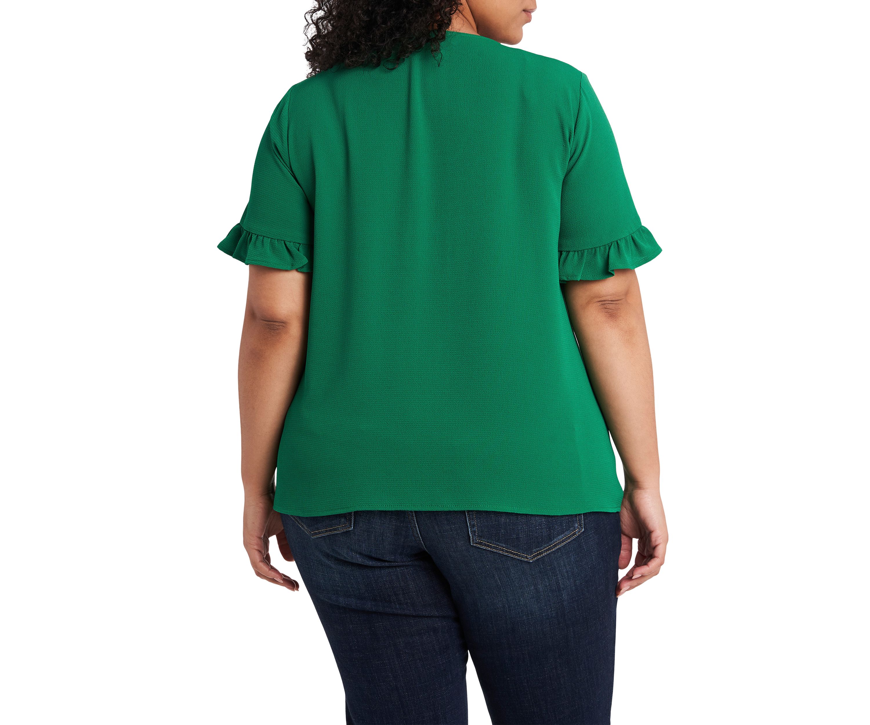 Plus Size Button Down Blouse