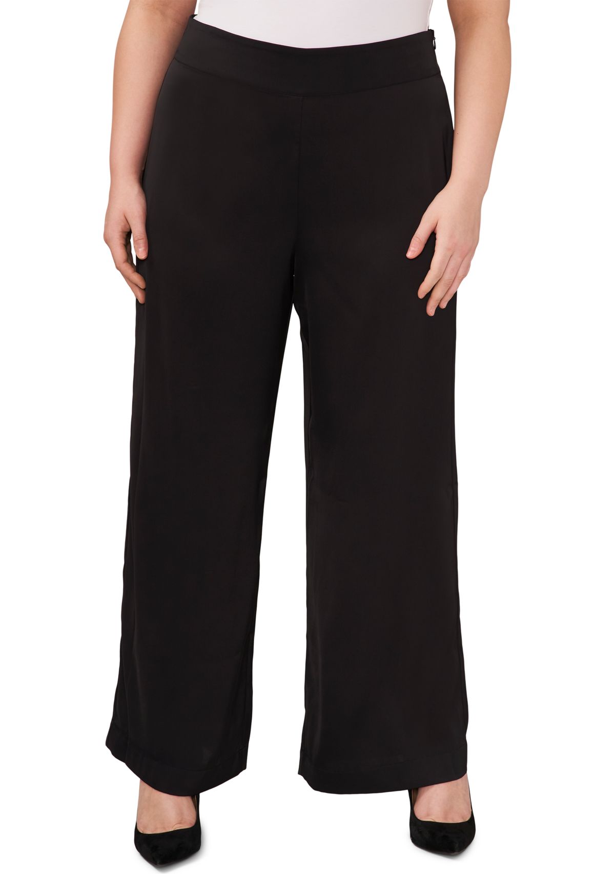 Plus Size Wide Leg Pants