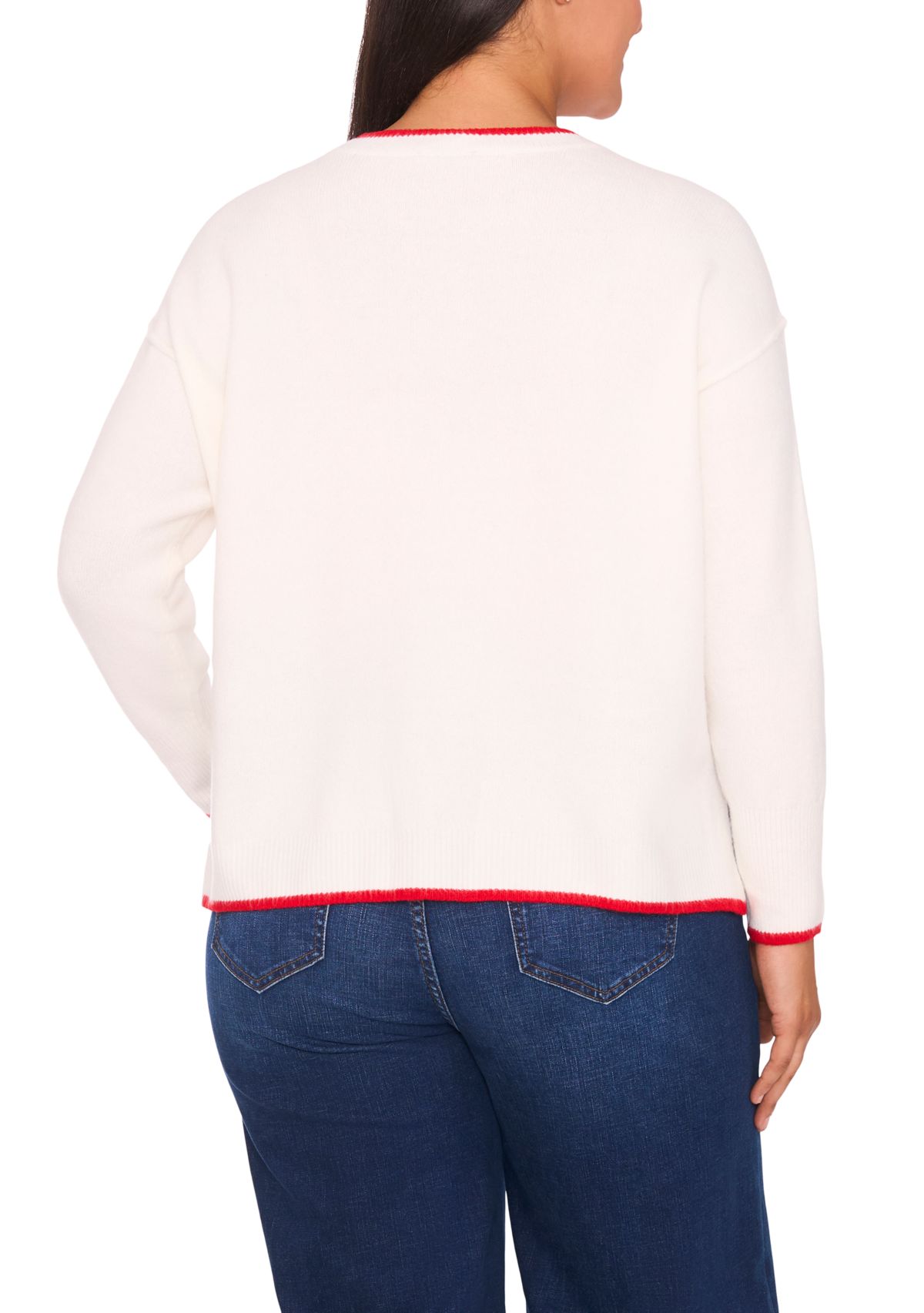 Plus Size Crew Neck Sweater