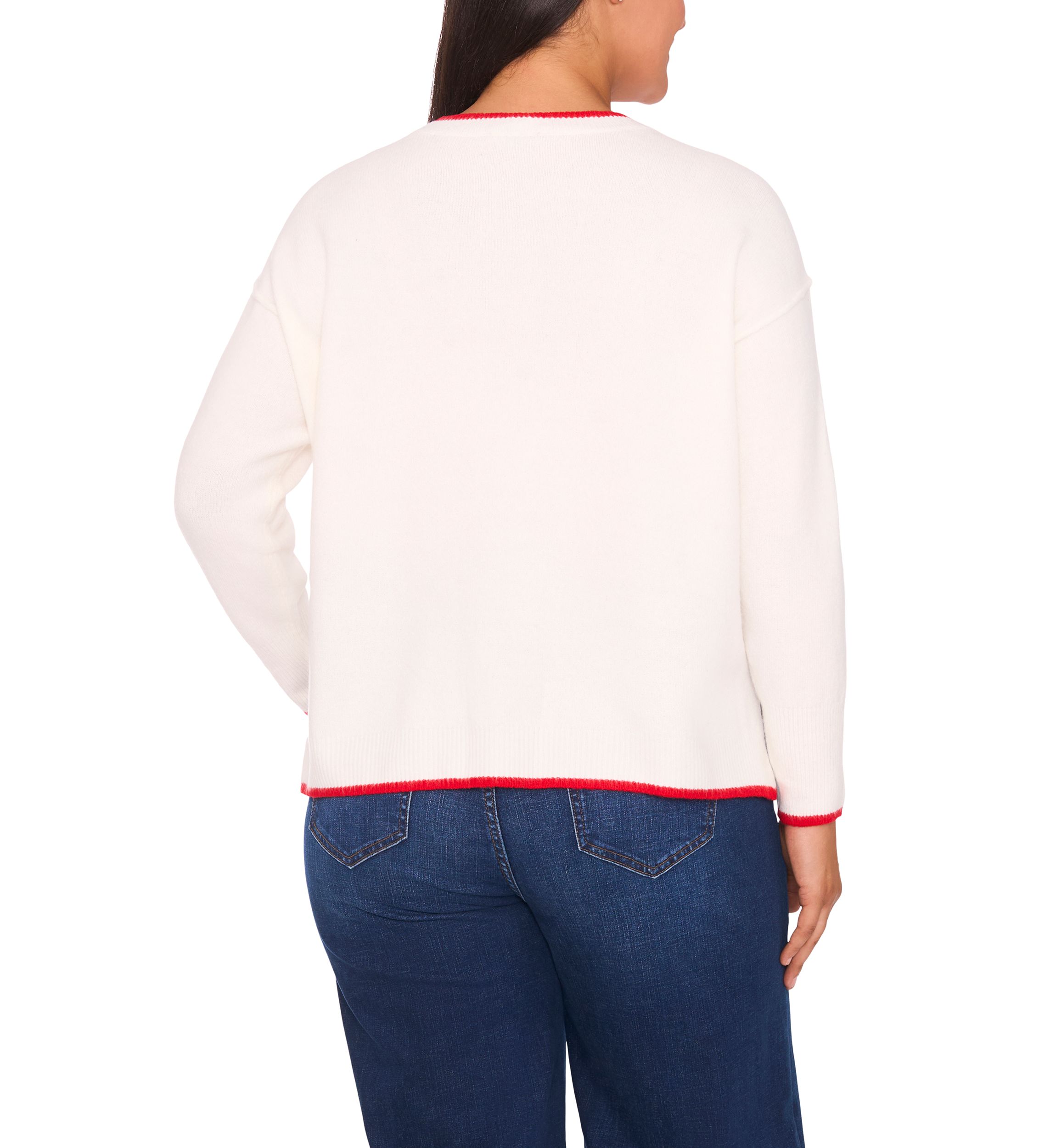 Plus Size Crew Neck Sweater