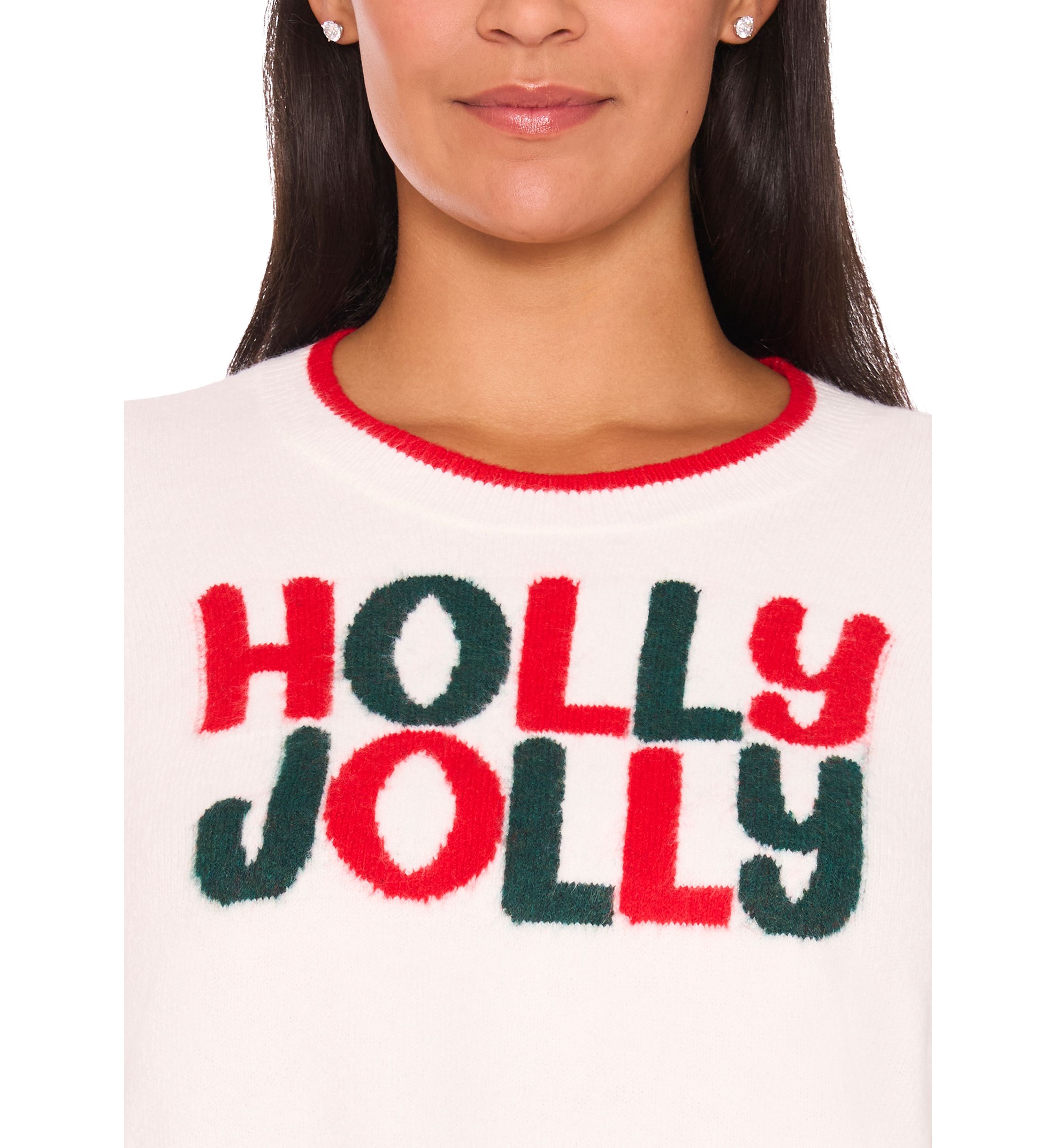 Plus Size Crew Neck Sweater