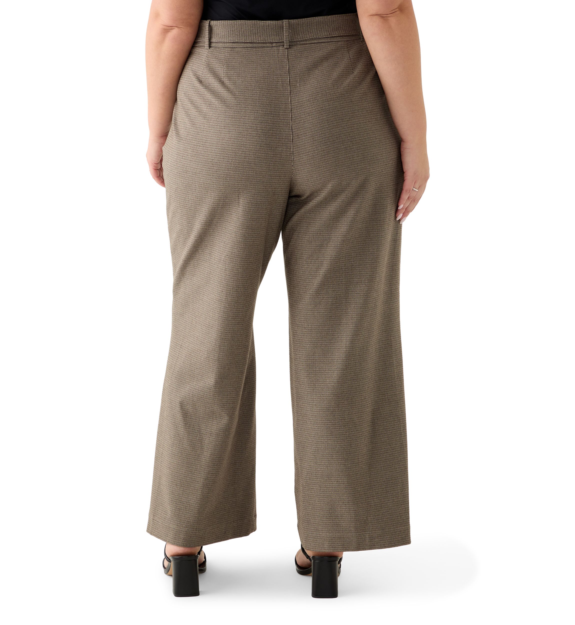 Plus Size High Waist Tailored Pants 