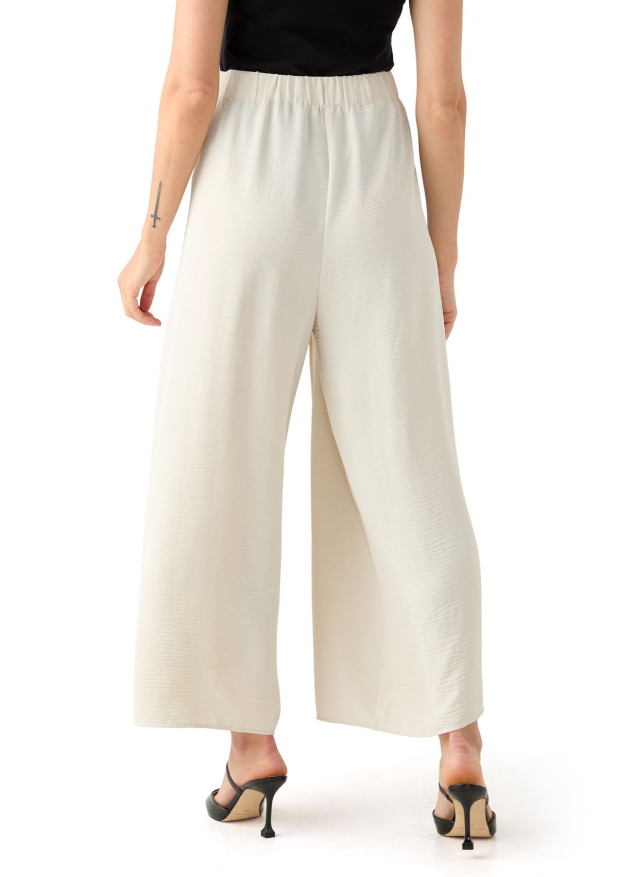 Petite Side Overlap Self Tie Pants