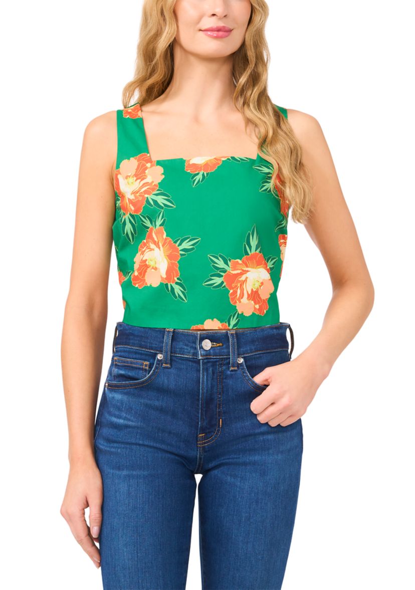 Petite Floral Print Tank Top 