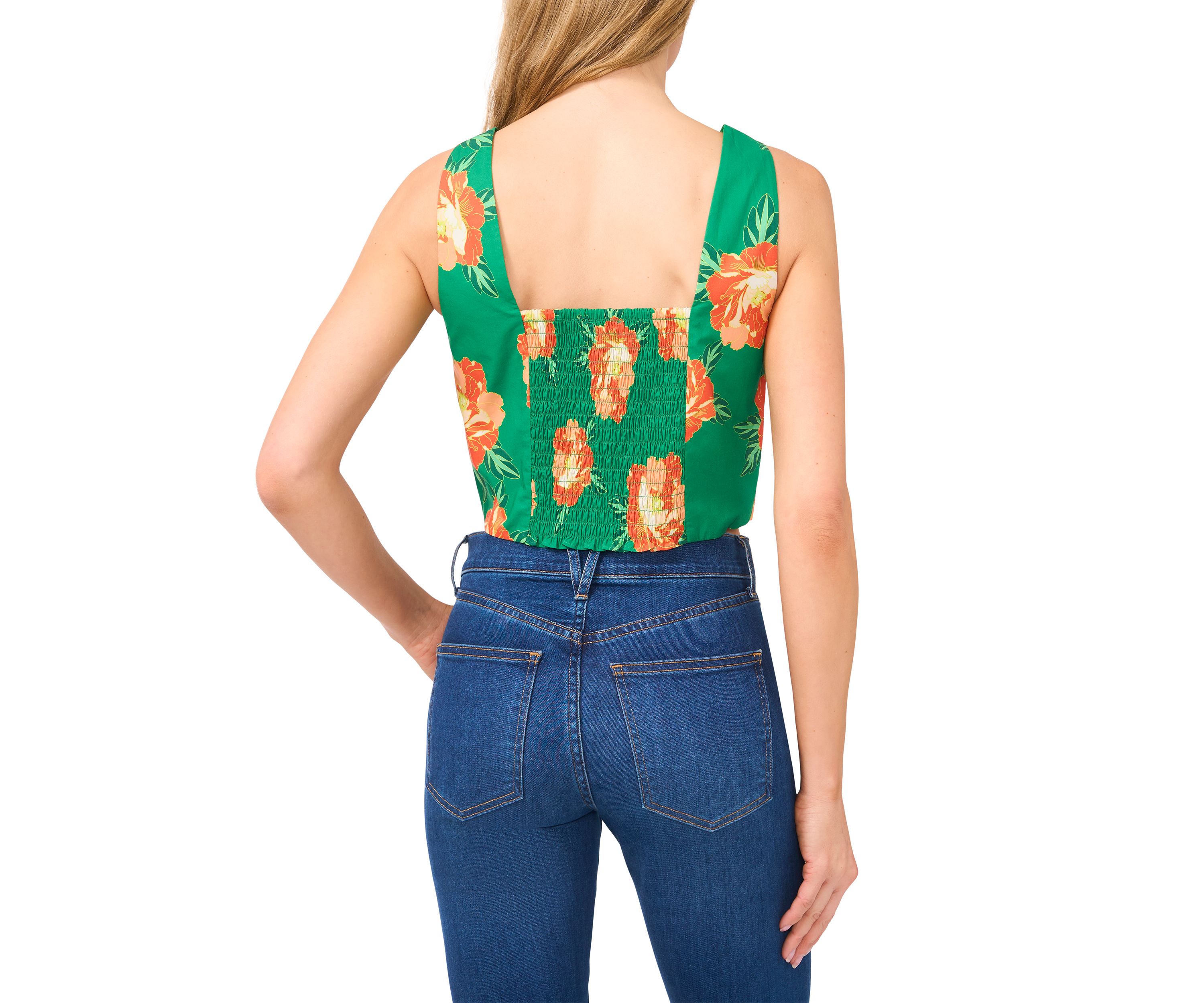 Petite Floral Print Tank Top 
