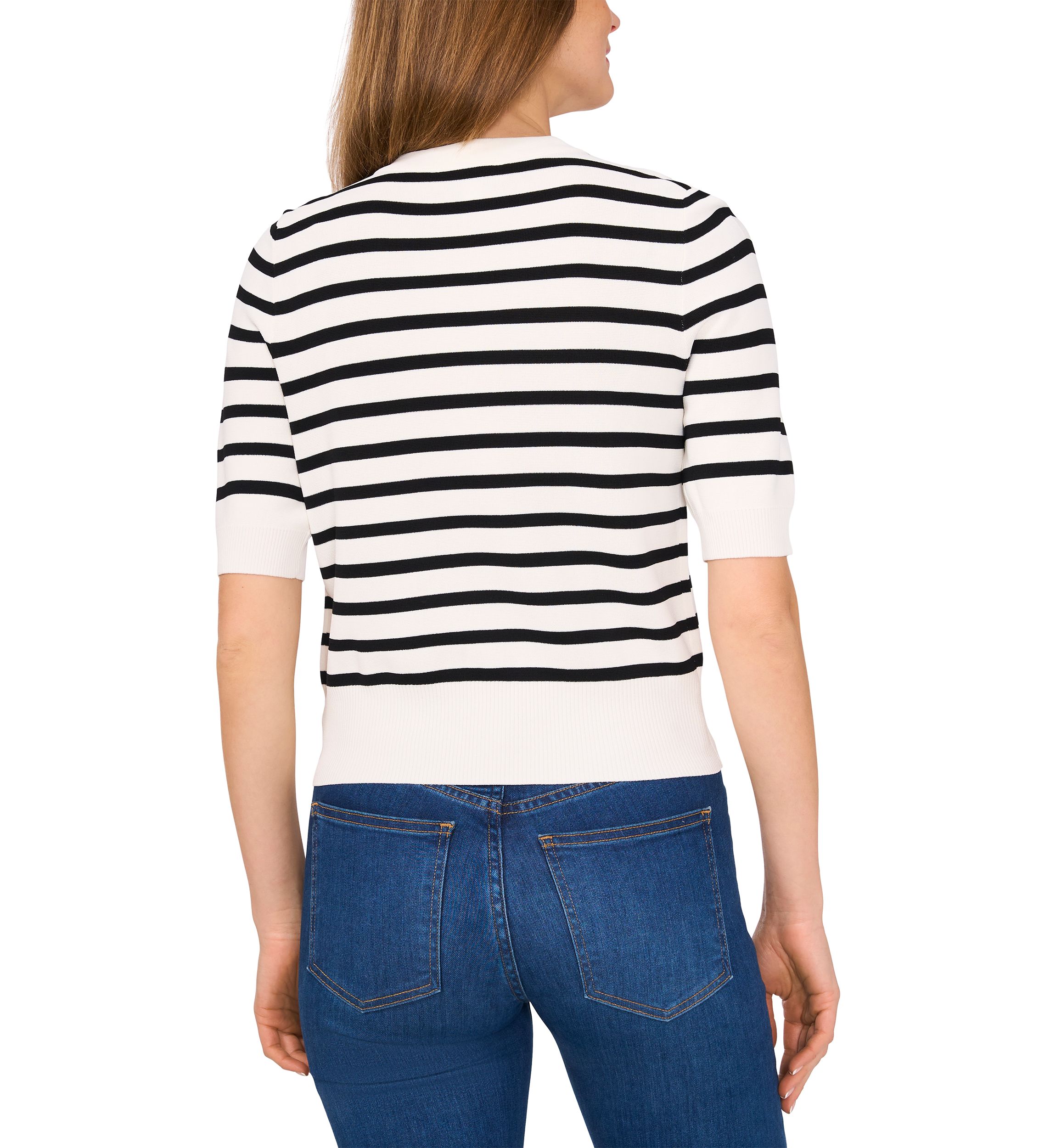 Petite Elbow Sleeve Printed Cardigan 